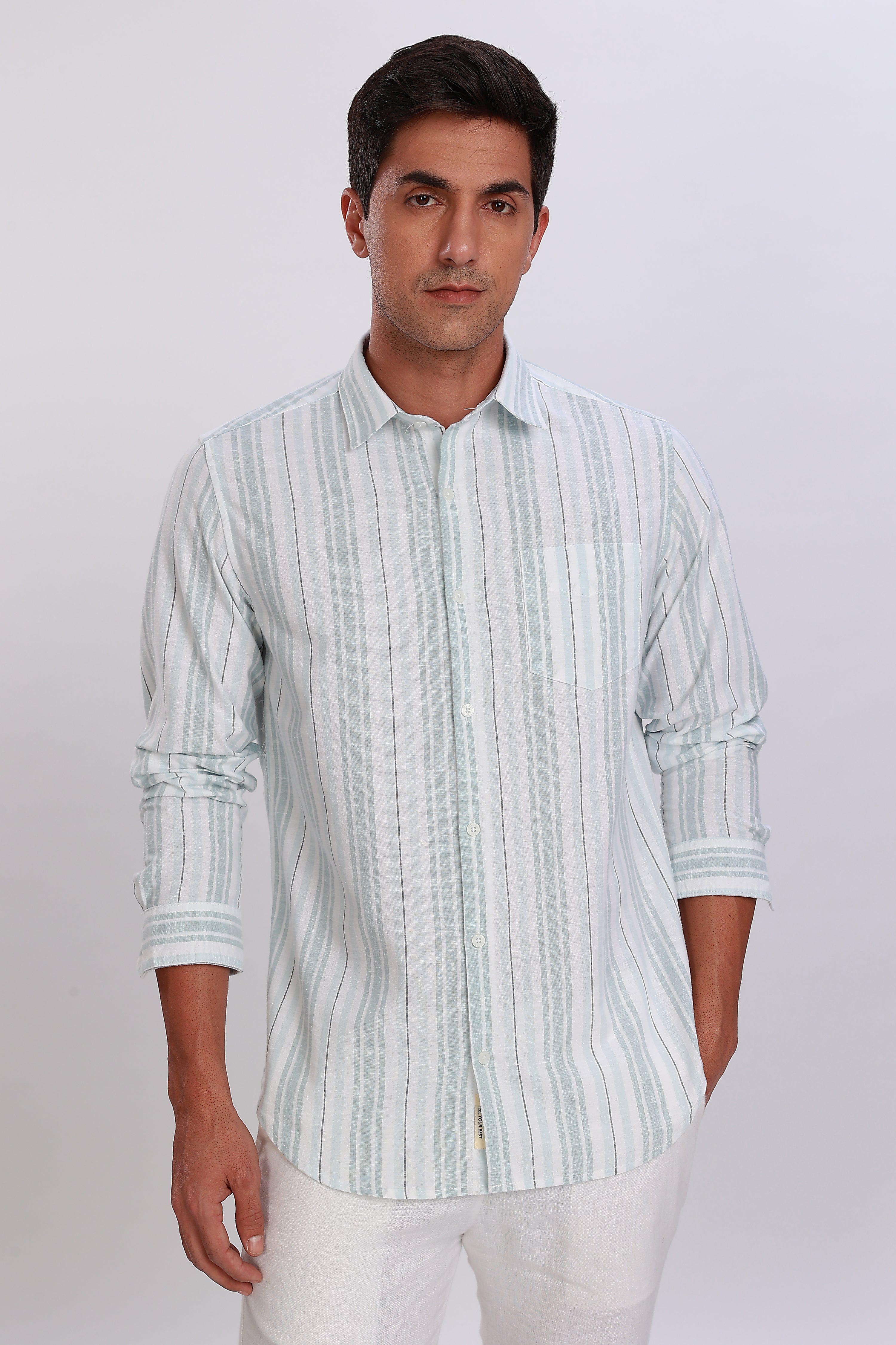 Linen Striped Shirt