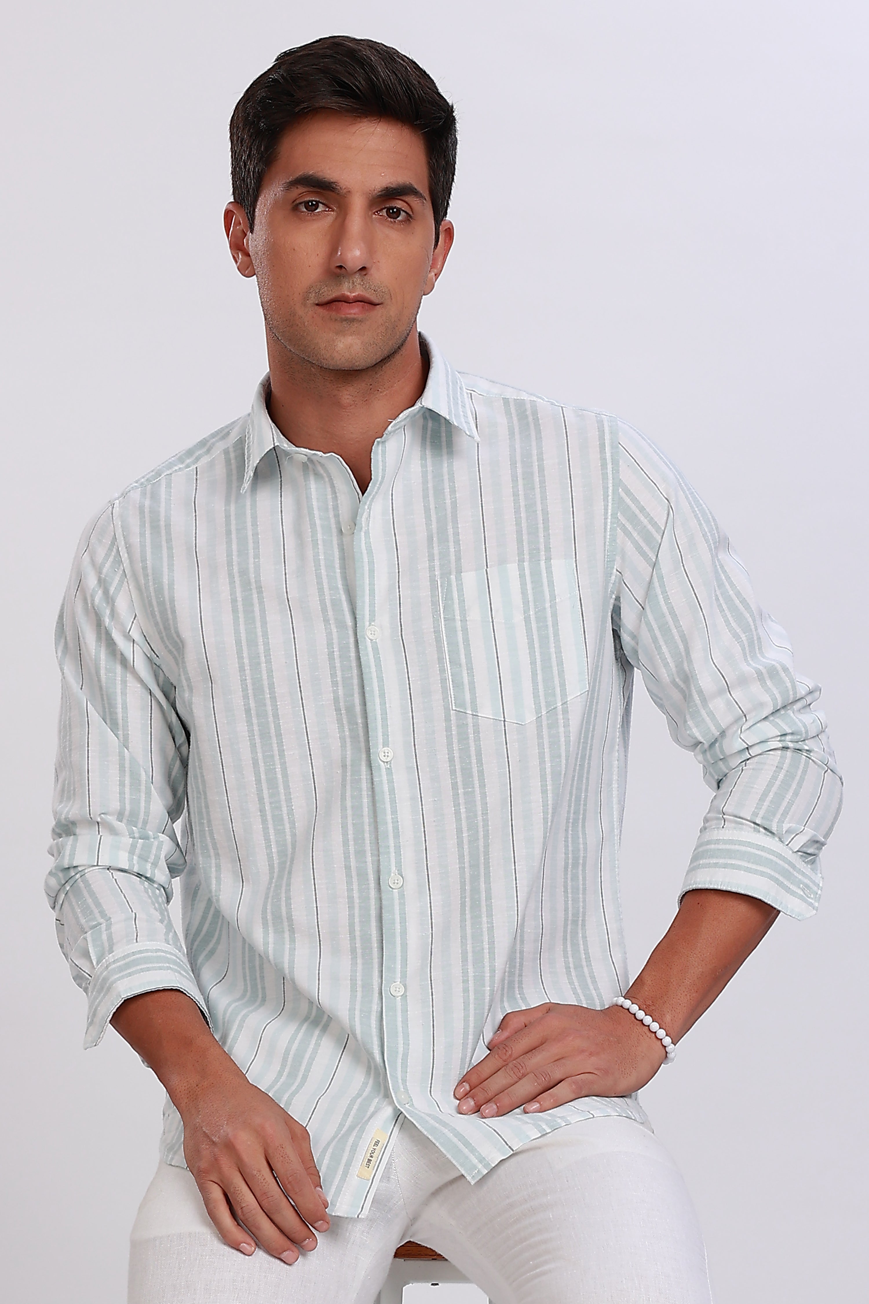 Linen Striped Shirt