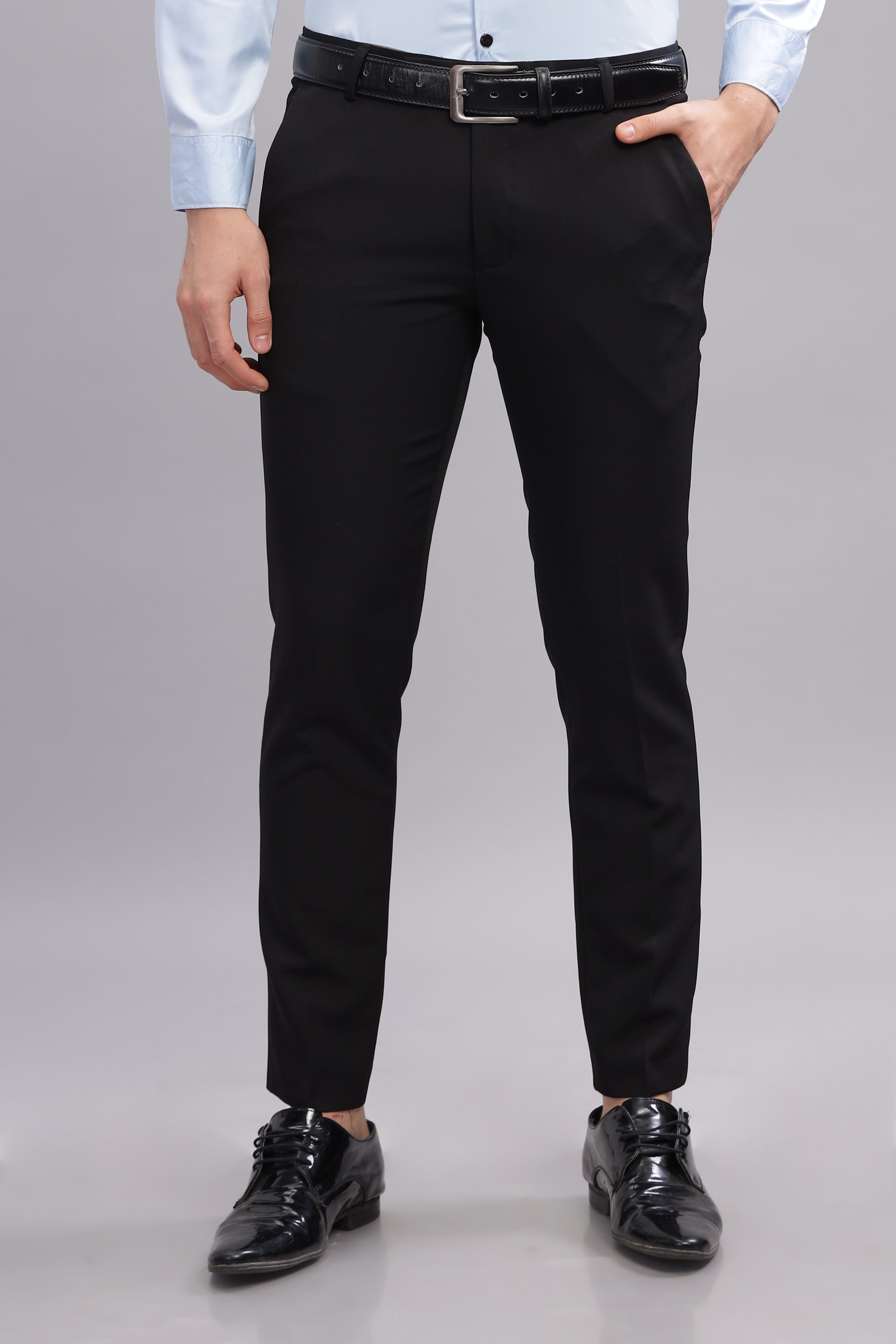 UrbanFlex Black Formal Pants