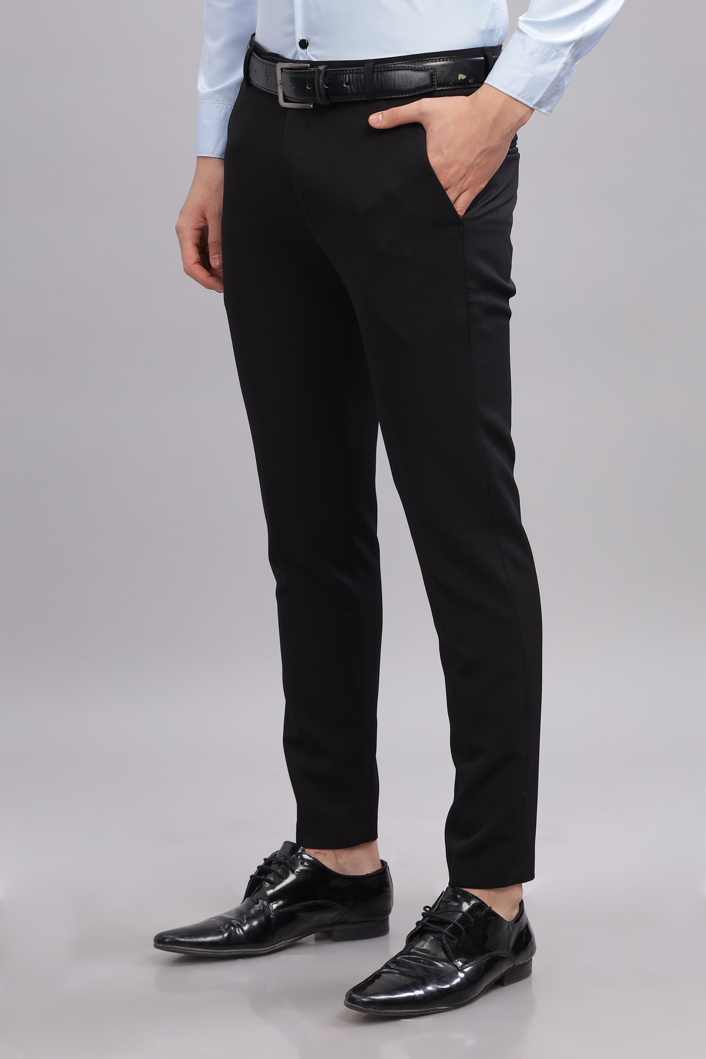 UrbanFlex Black Formal Pants