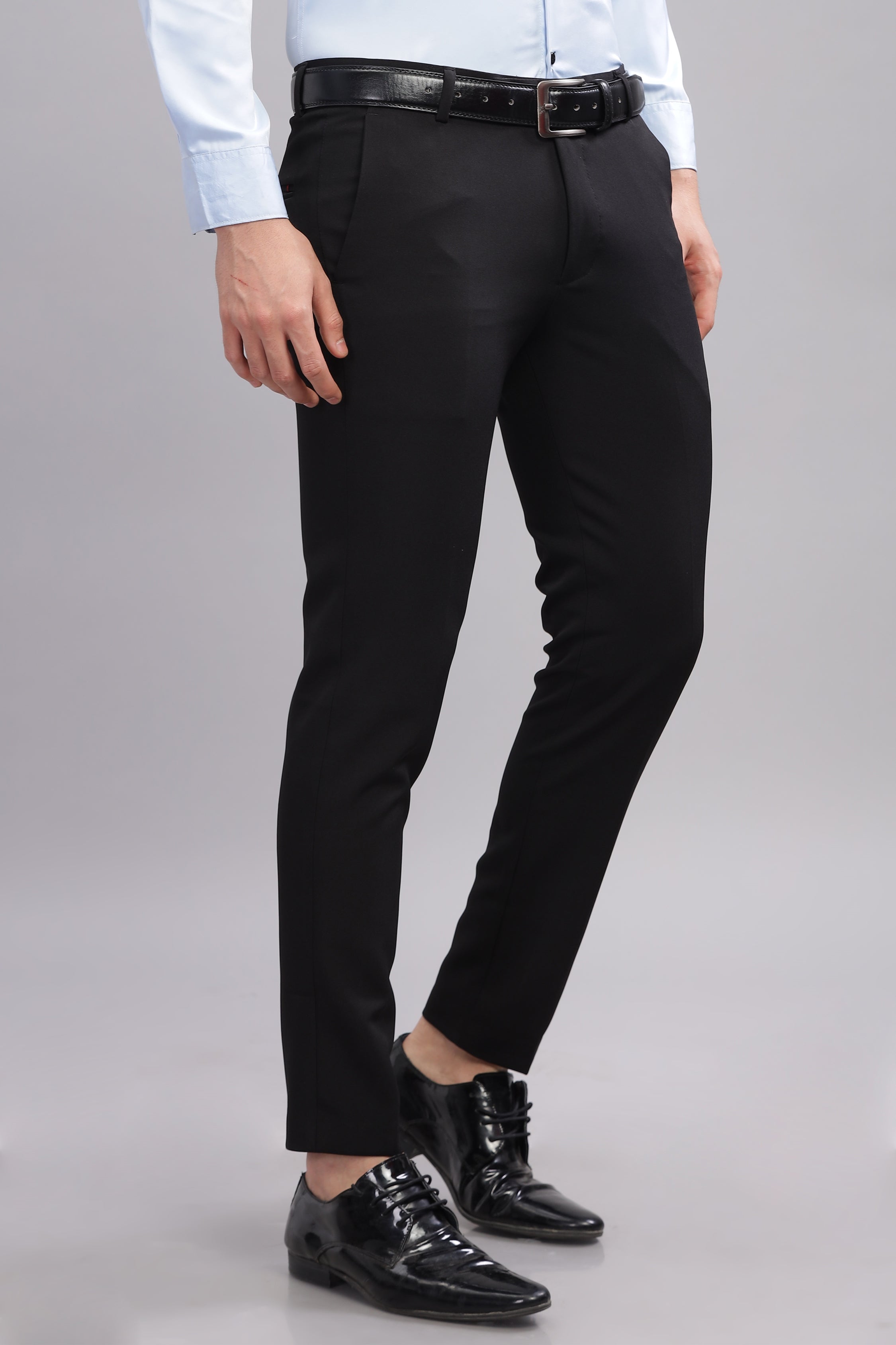 UrbanFlex Black Formal Pants