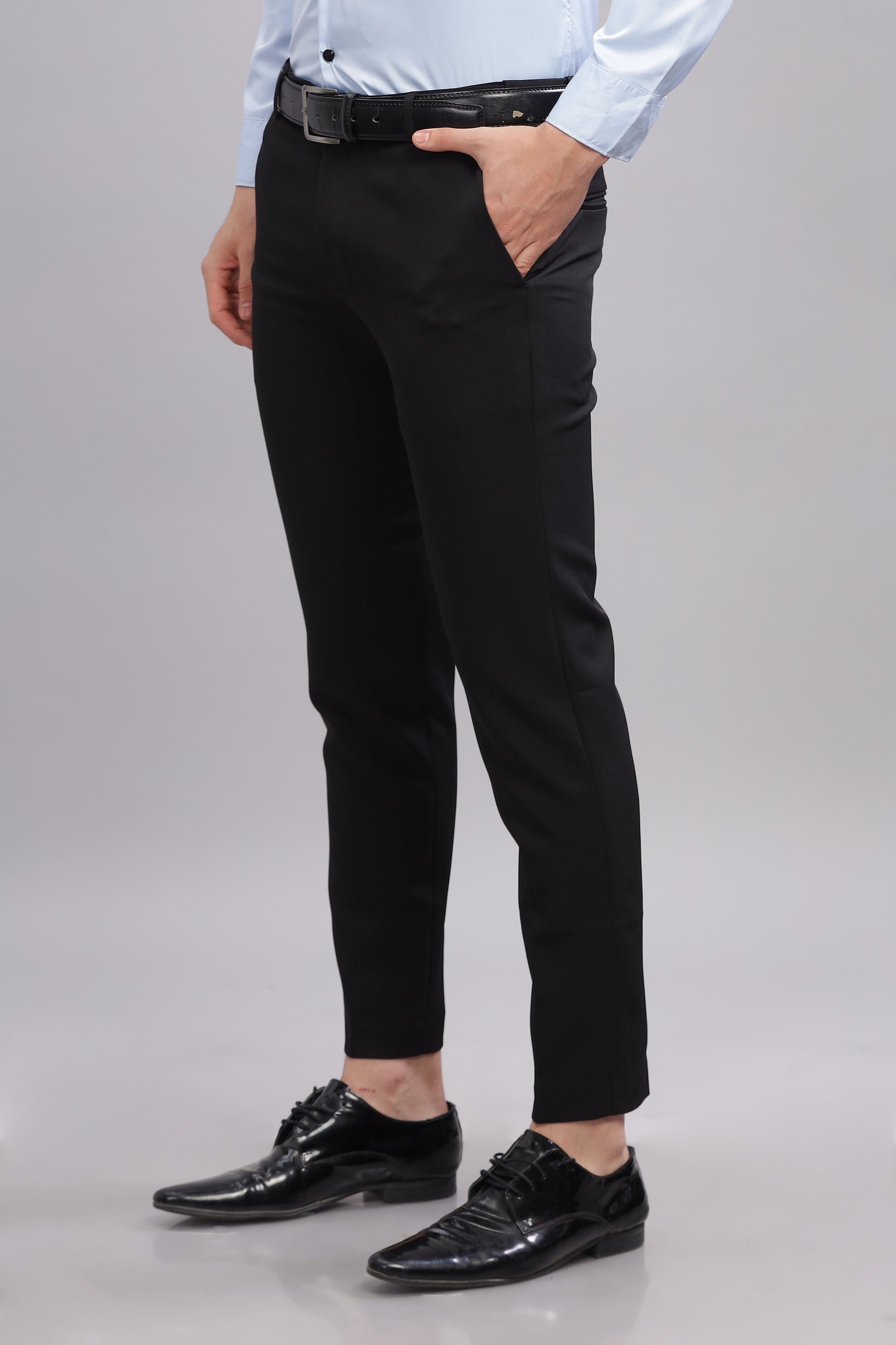 FlexCraft Black Formal Bottoms