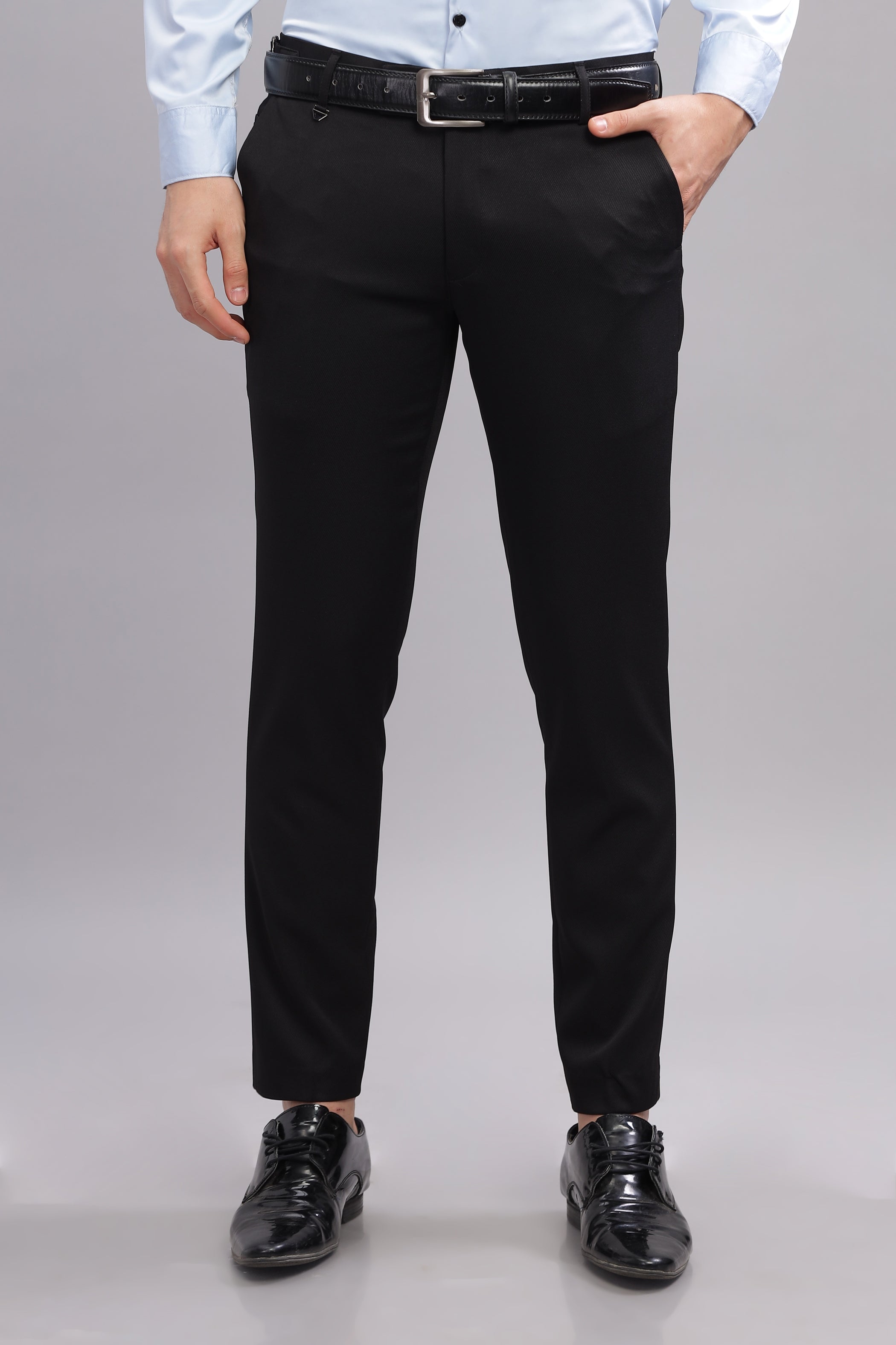 DapperFlex Black Formal Bottoms