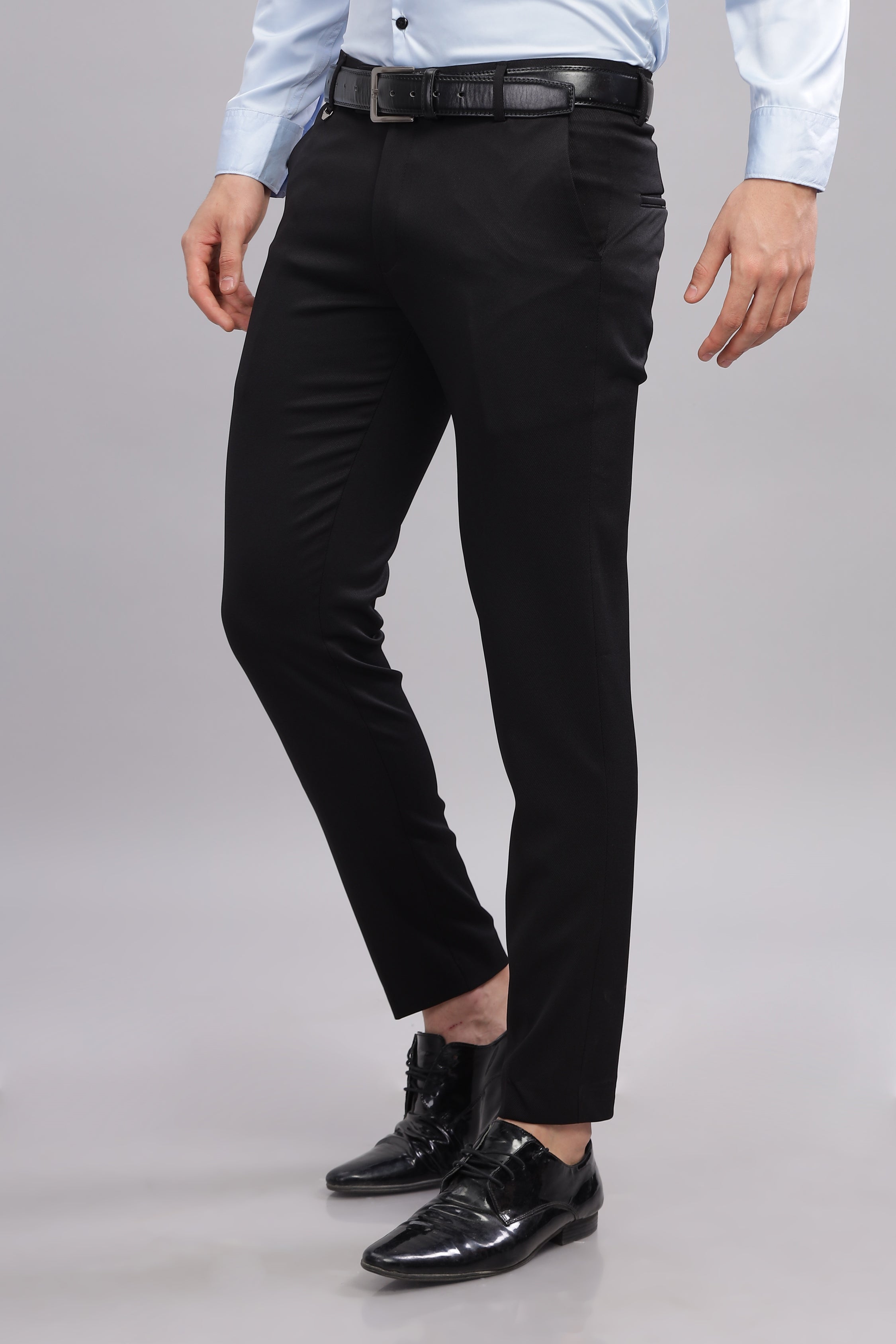 DapperFlex Black Formal Bottoms