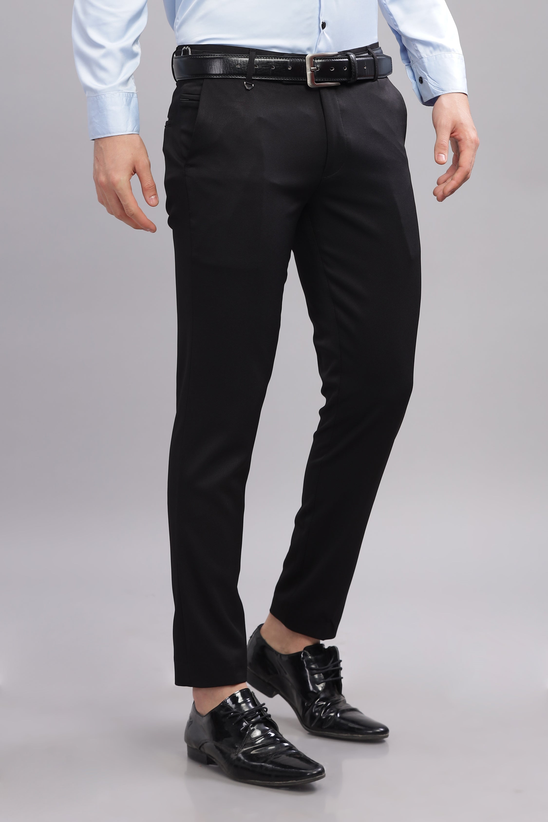 DapperFlex Black Formal Bottoms