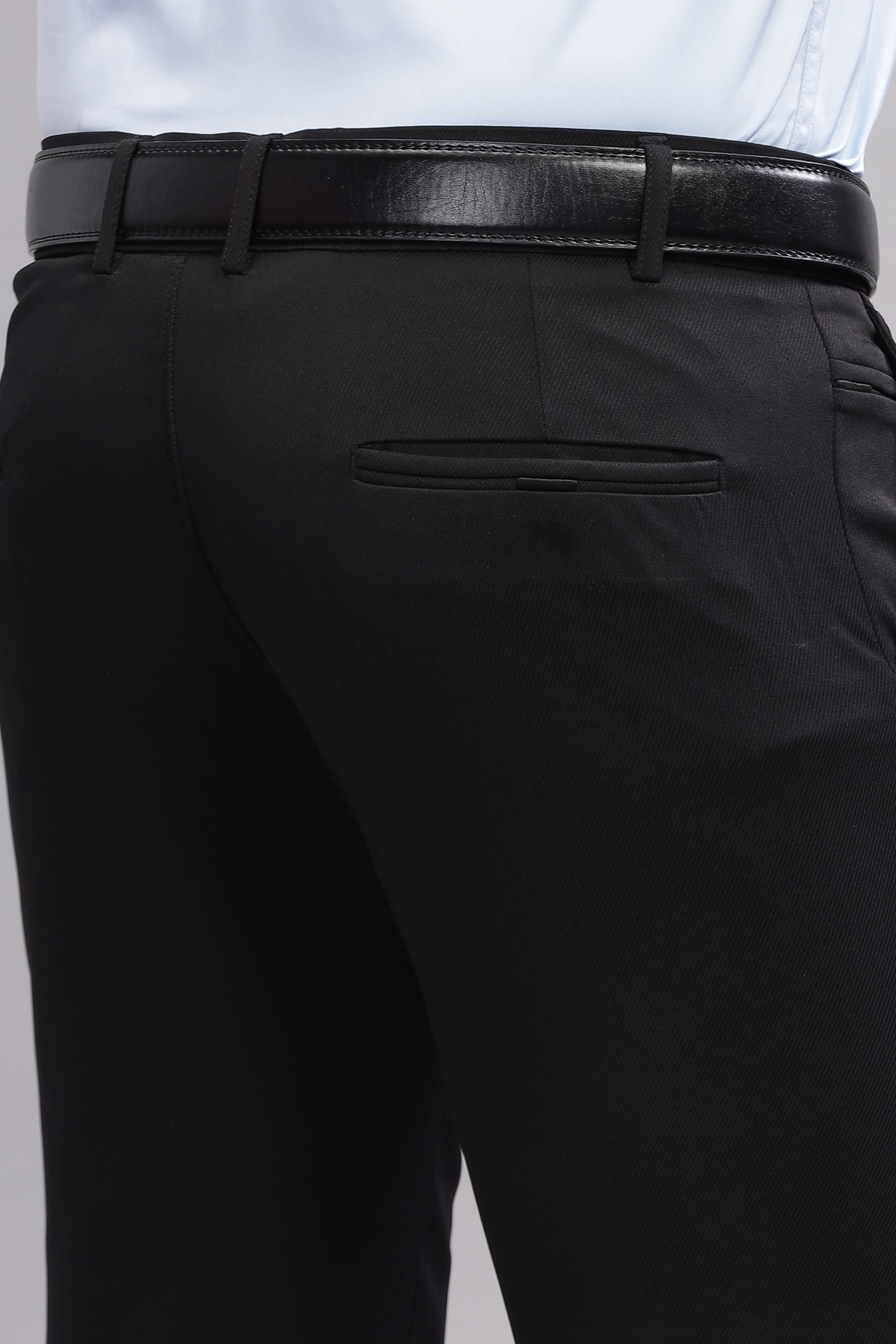 DapperFlex Black Formal Bottoms