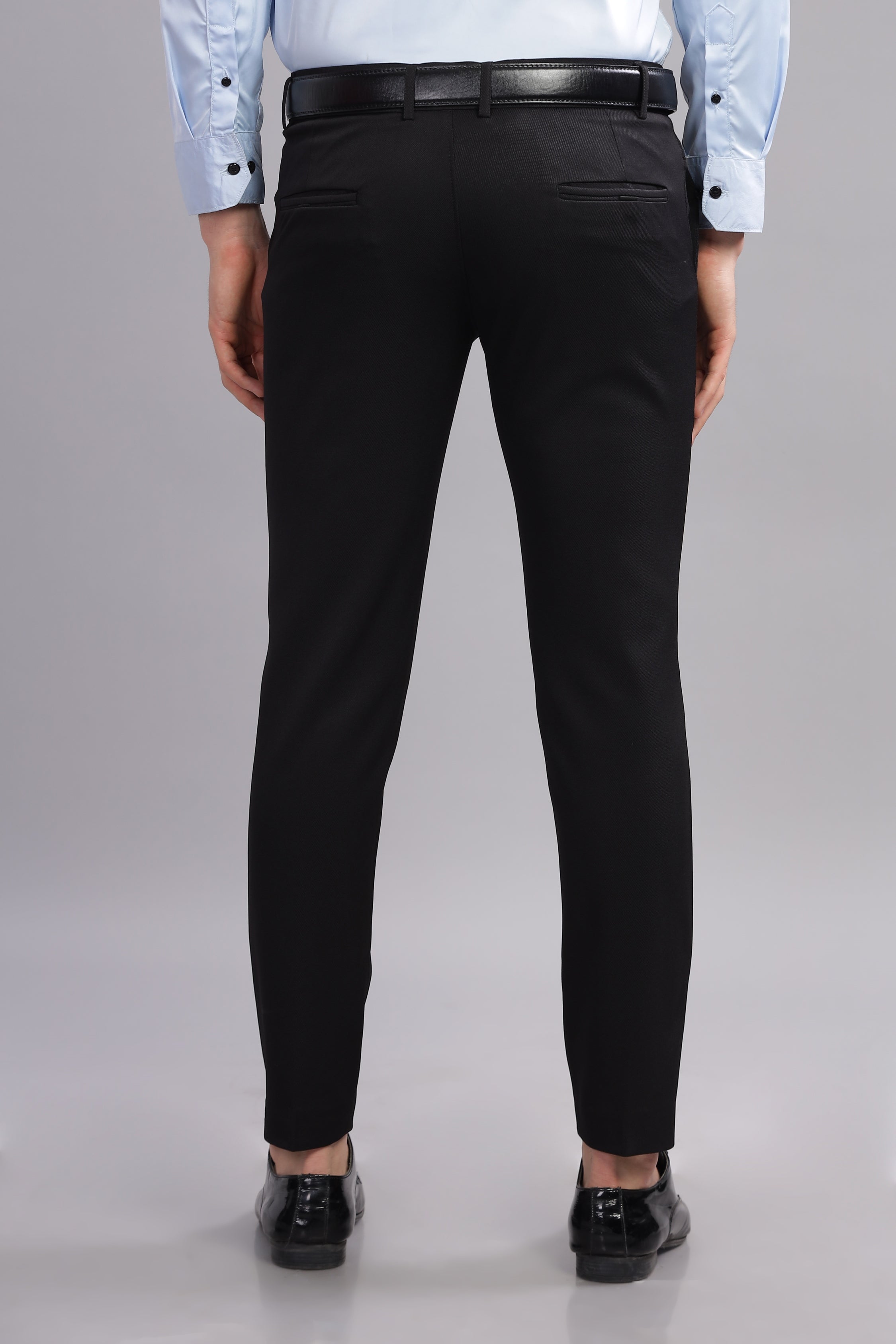 DapperFlex Black Formal Bottoms