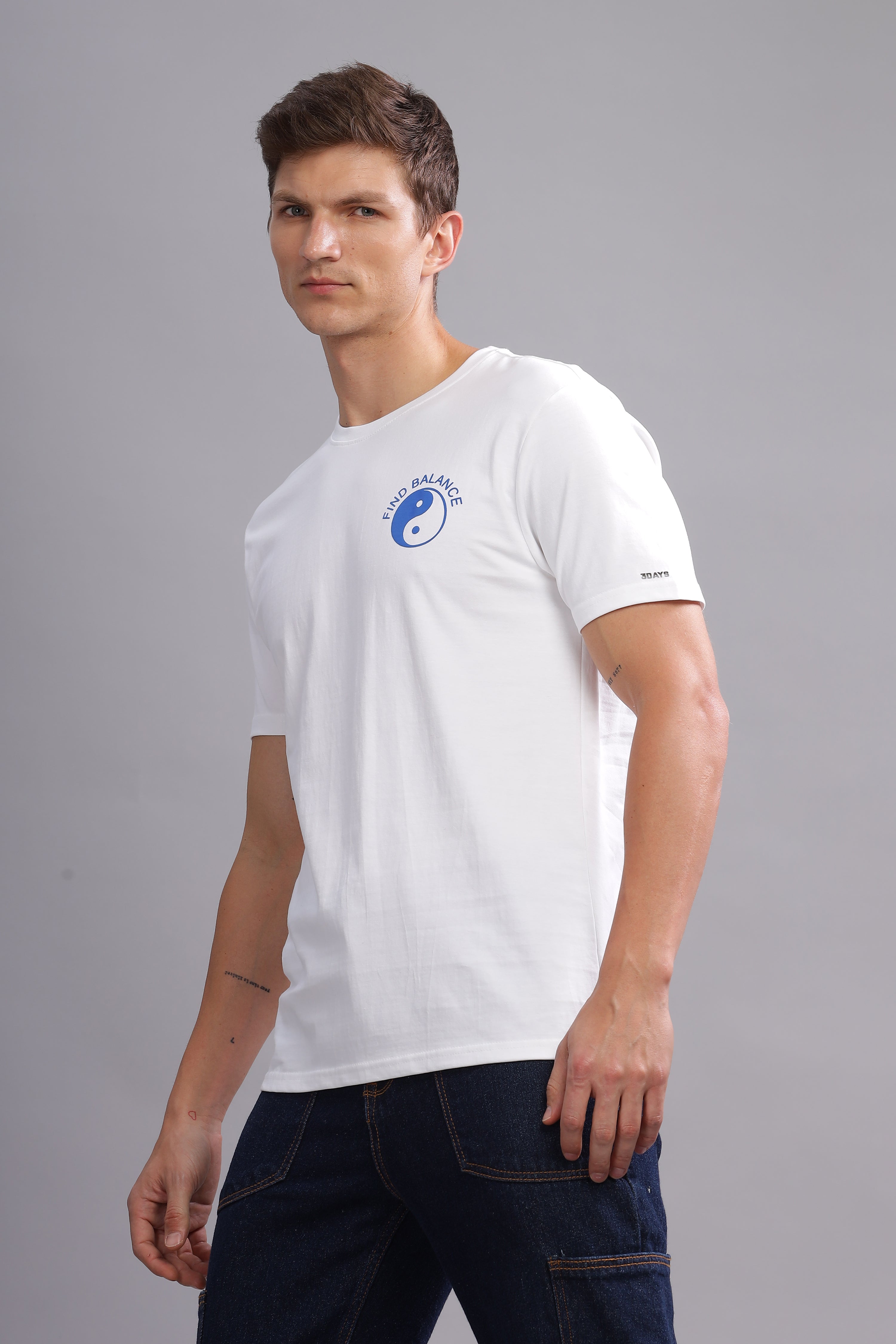 Find Balance White Tshirt