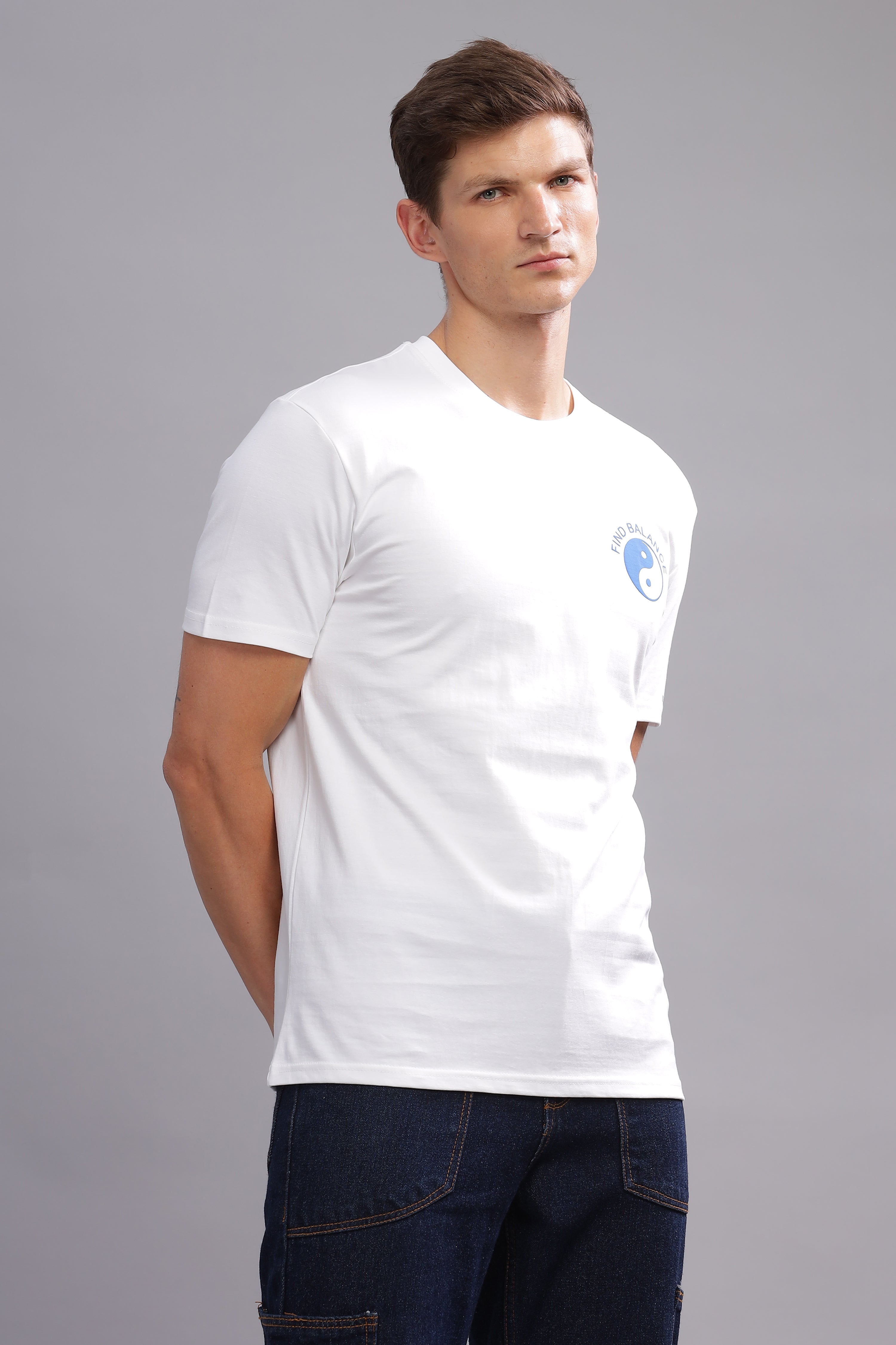 Find Balance White Tshirt