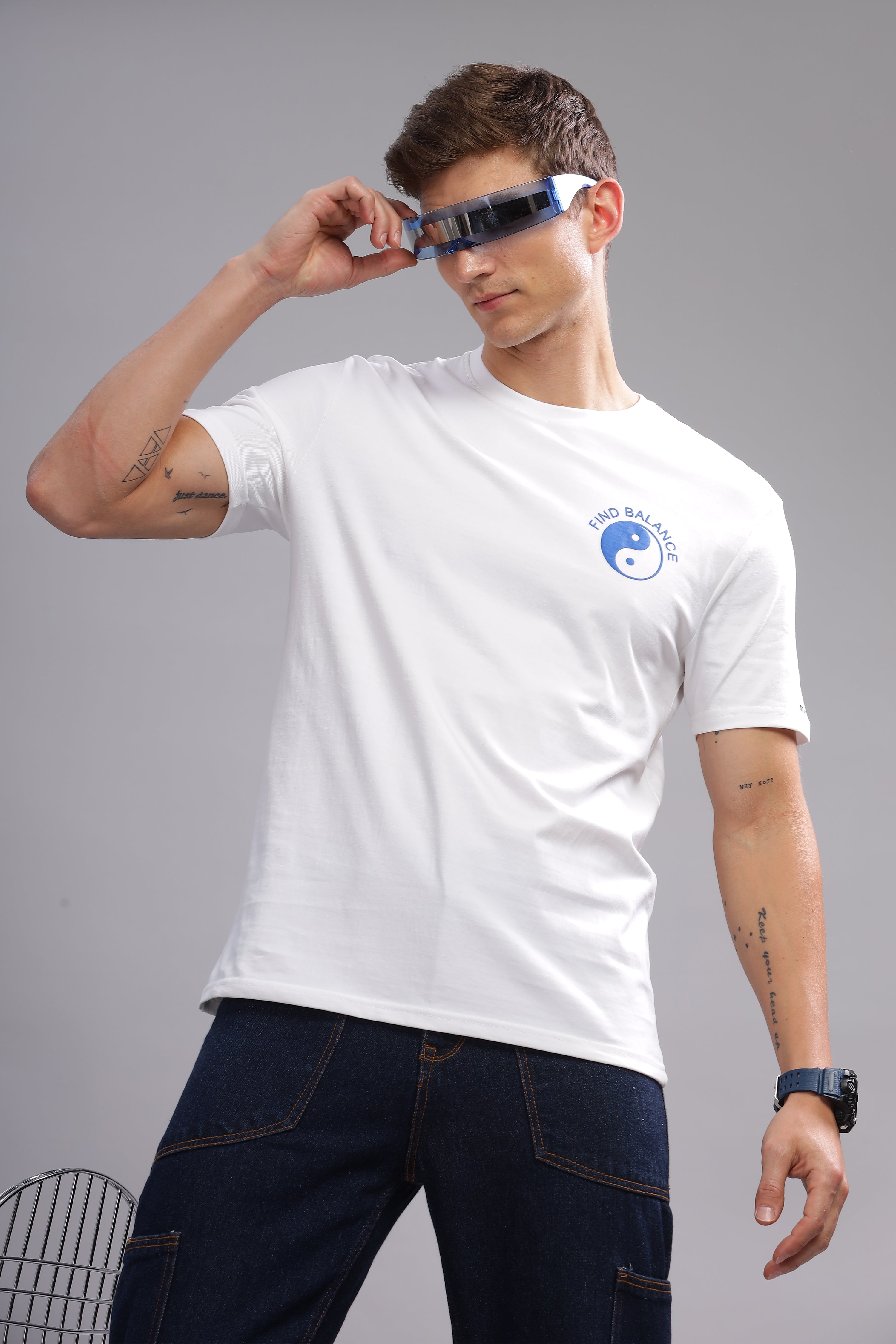 Find Balance White Tshirt