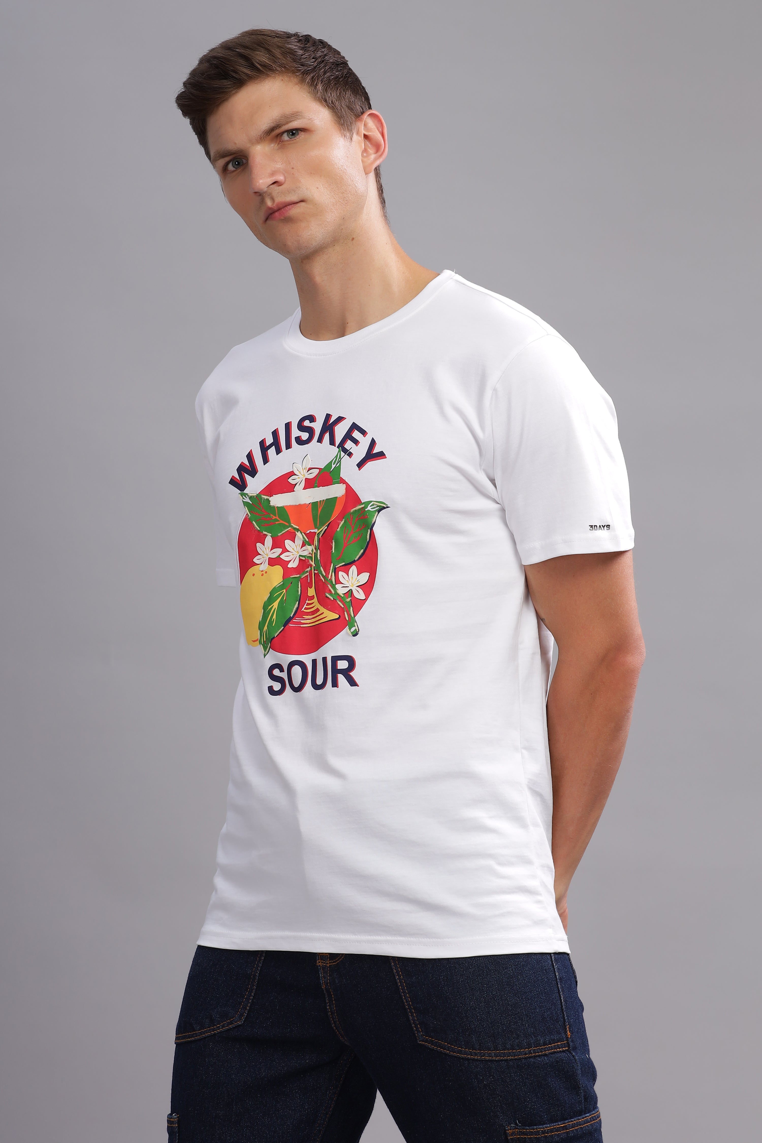 Whiskey Sour White Tshirt