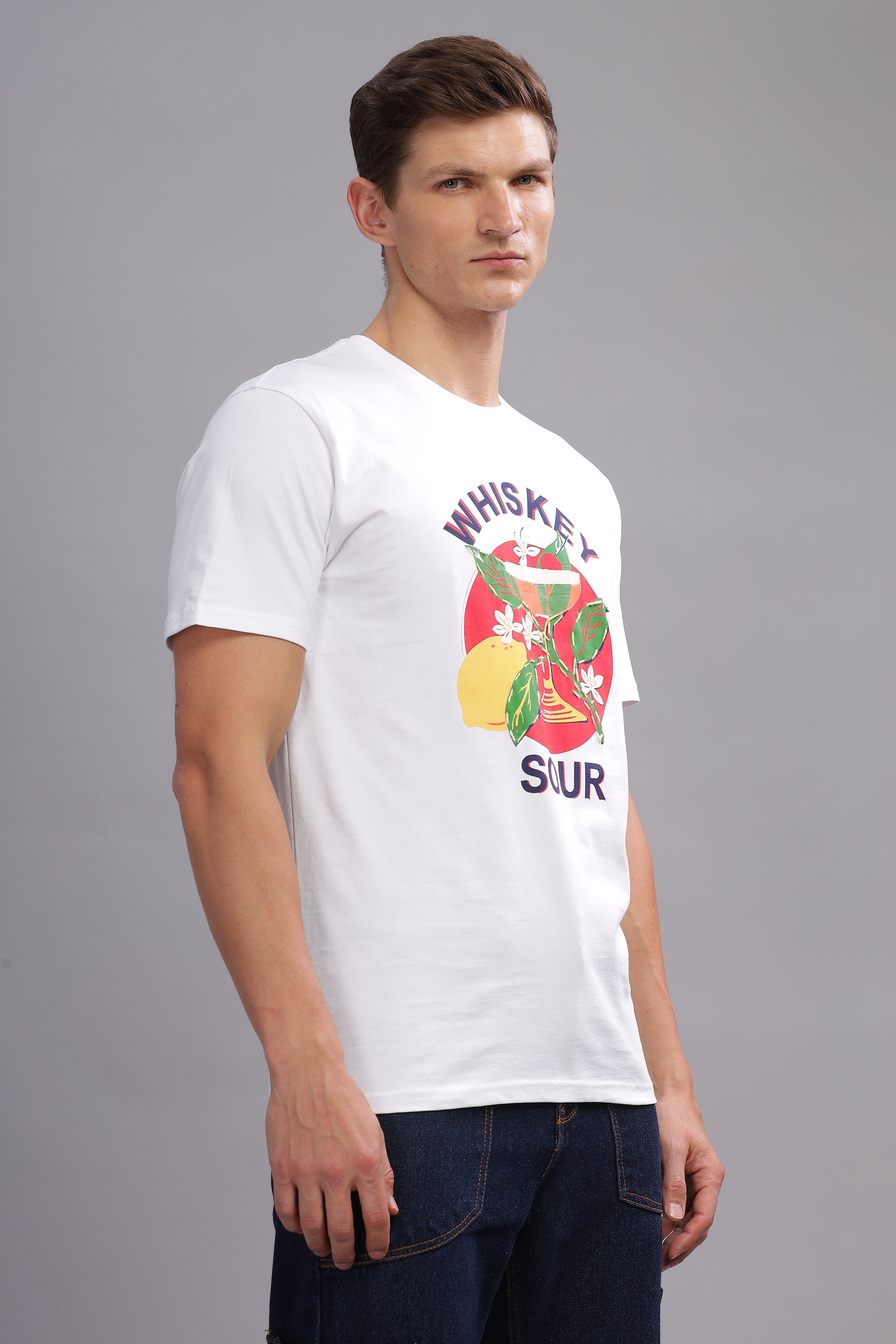 Whiskey Sour White Tshirt