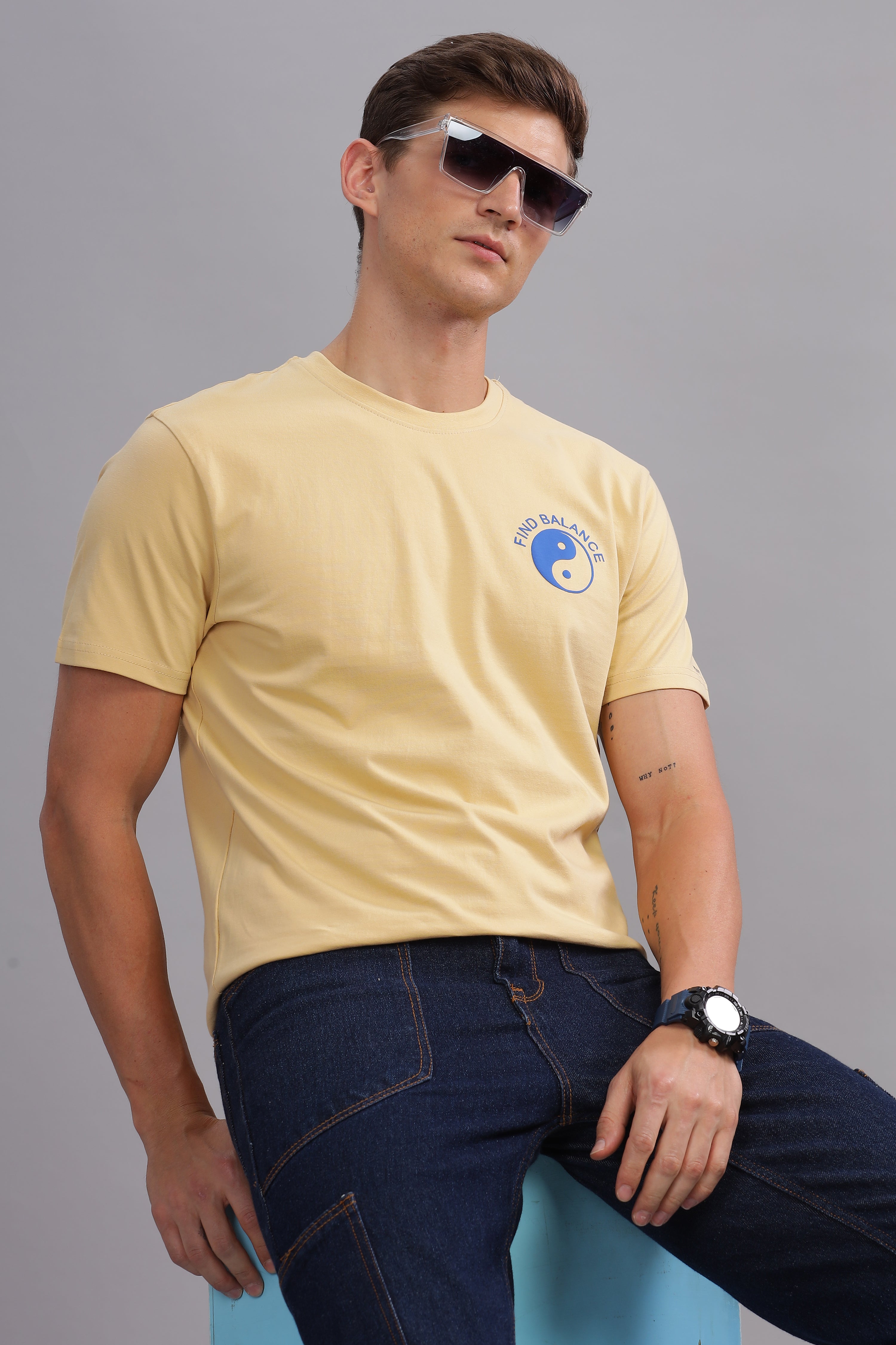 Find Balance Beige Tshirt