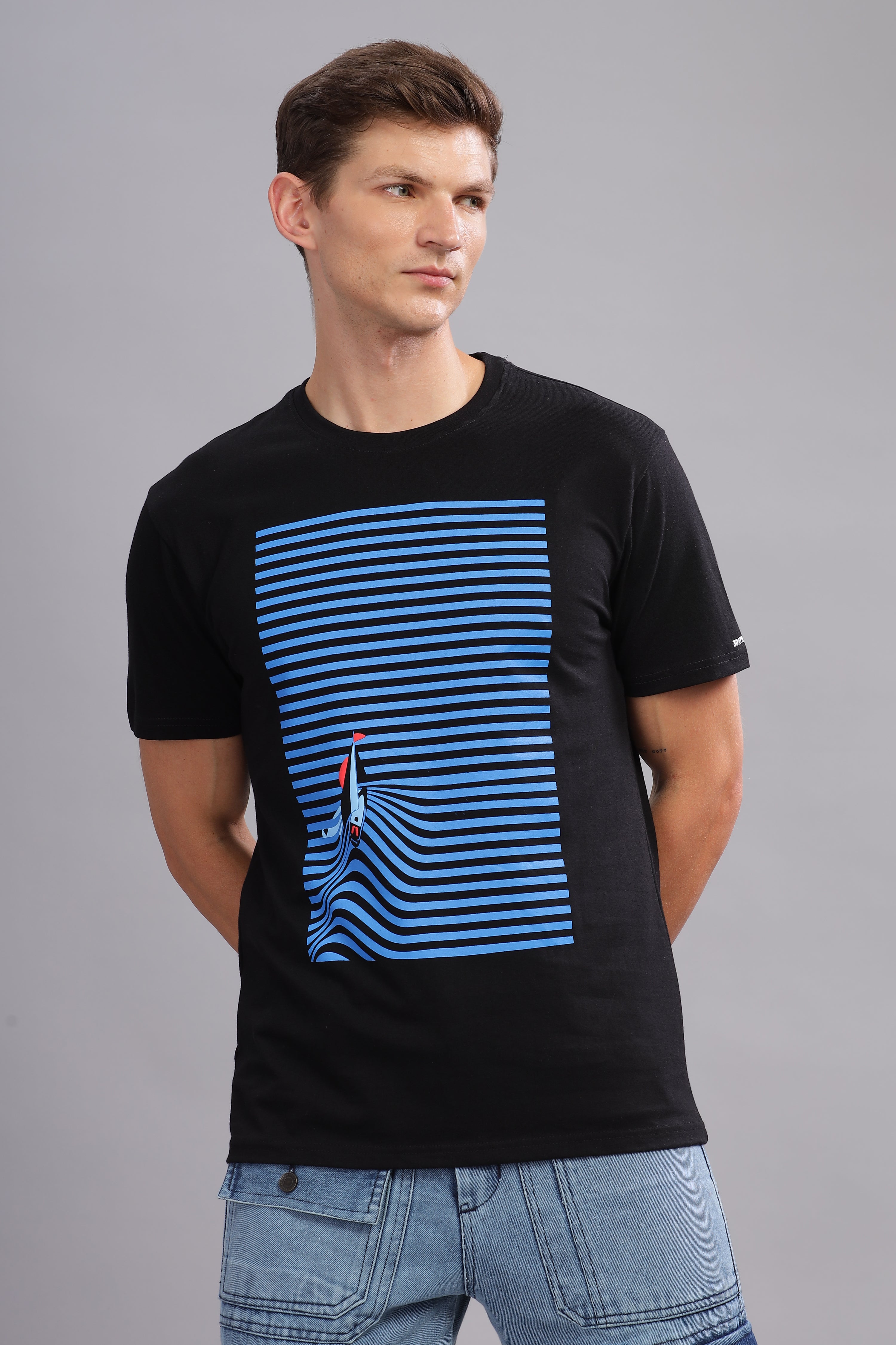 Sail Through Black Tshirt