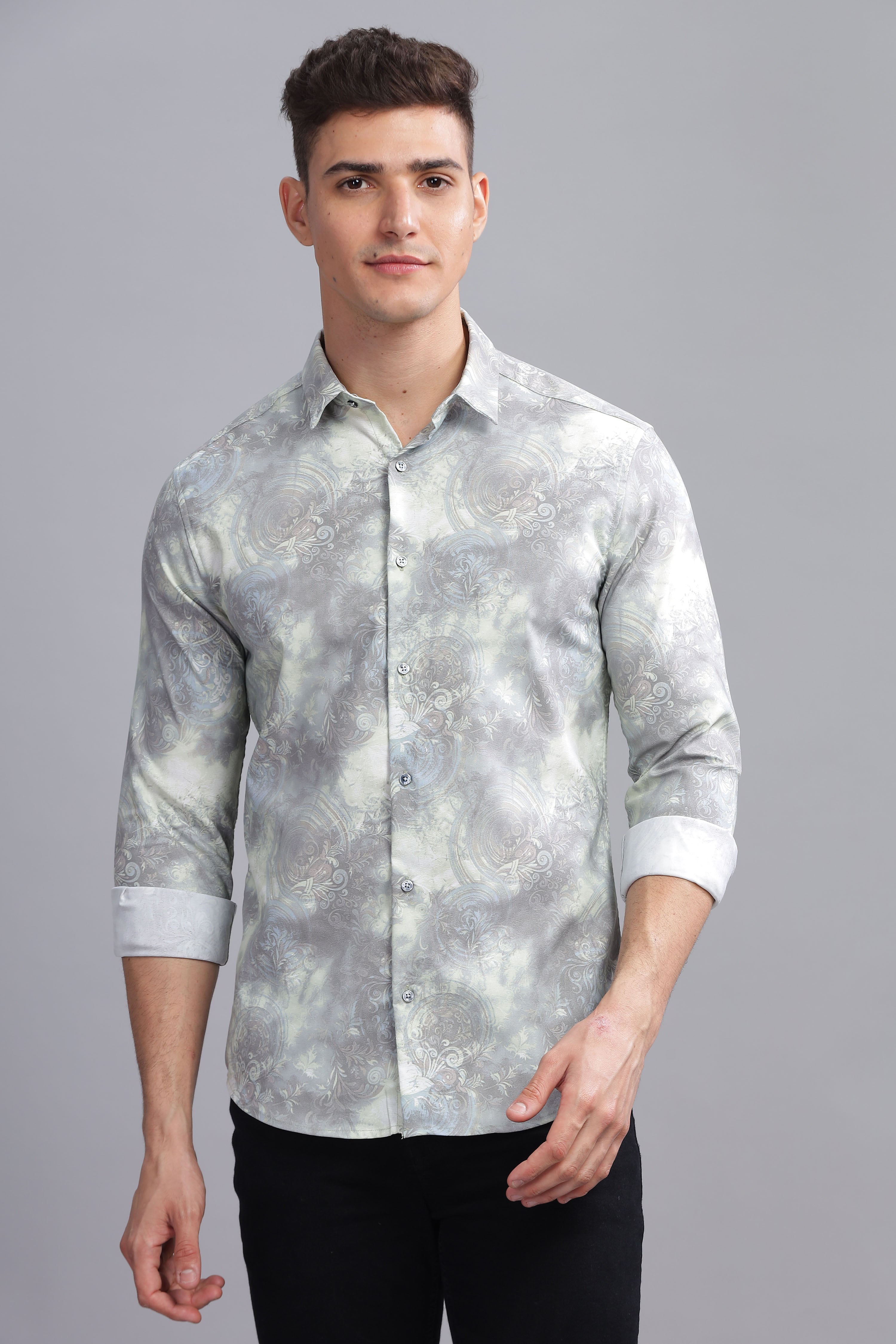 Chroma Slim Fit Printed Shirt