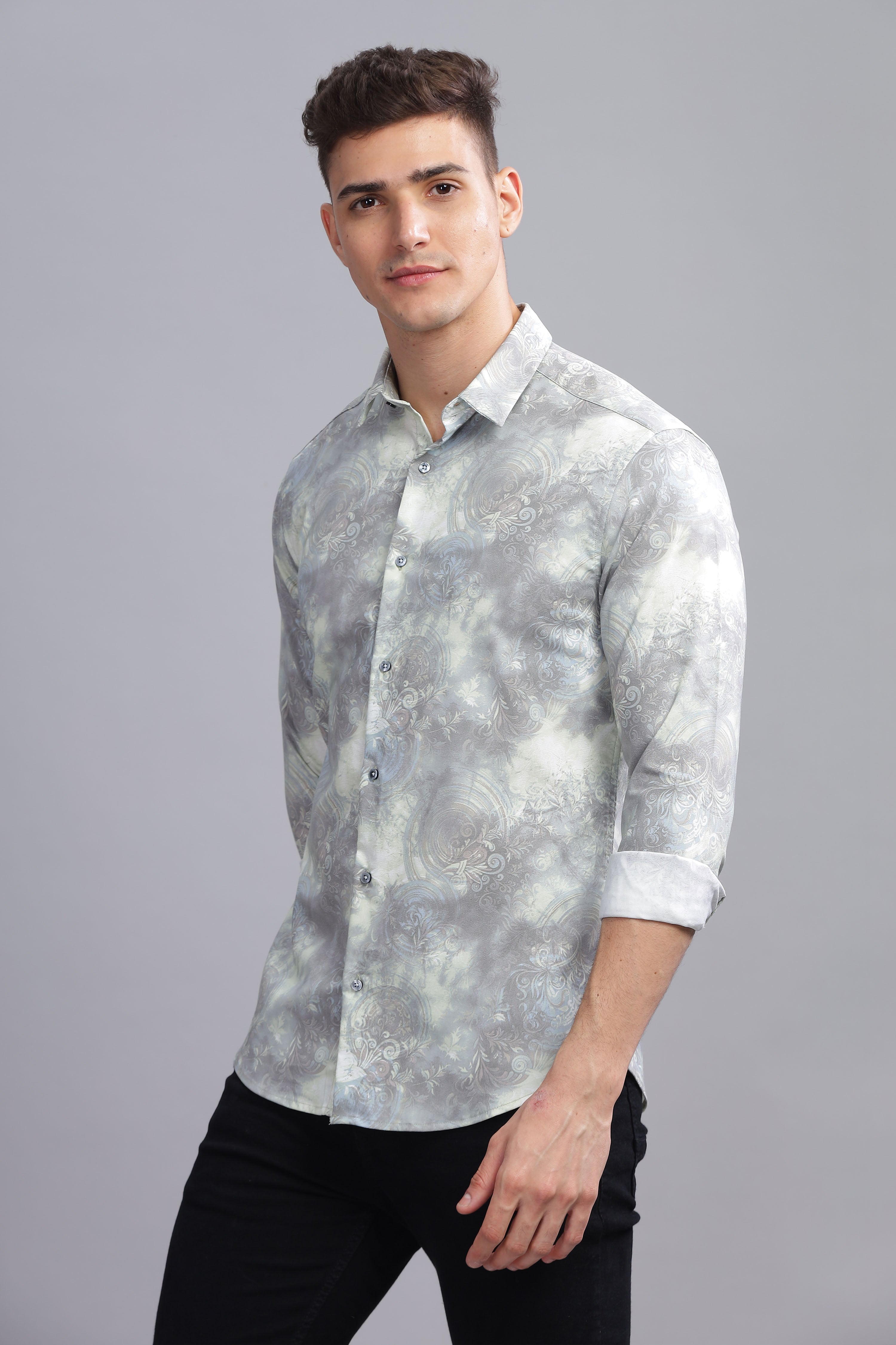 Chroma Slim Fit Printed Shirt