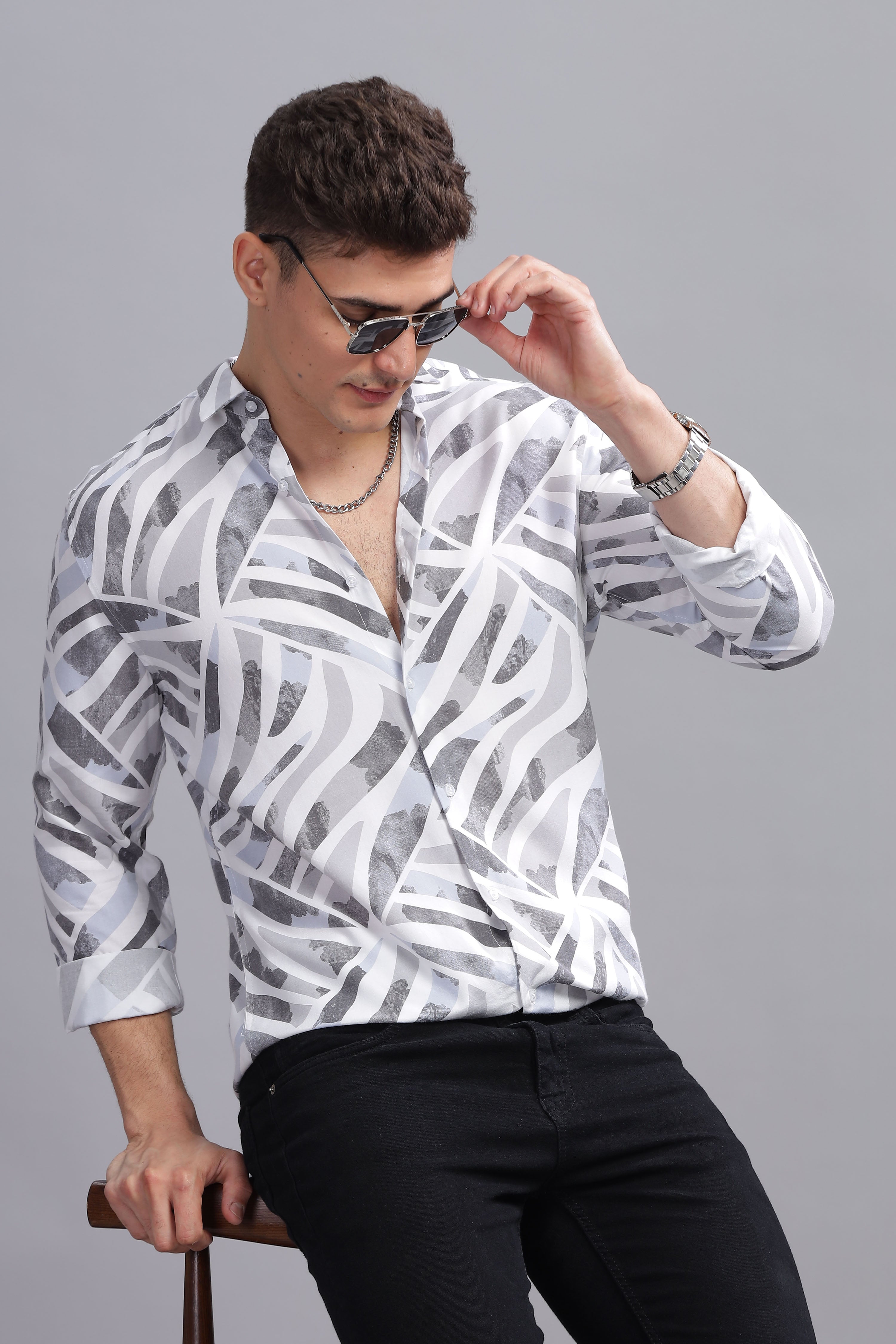 Quantum Abstract Printed Shirt