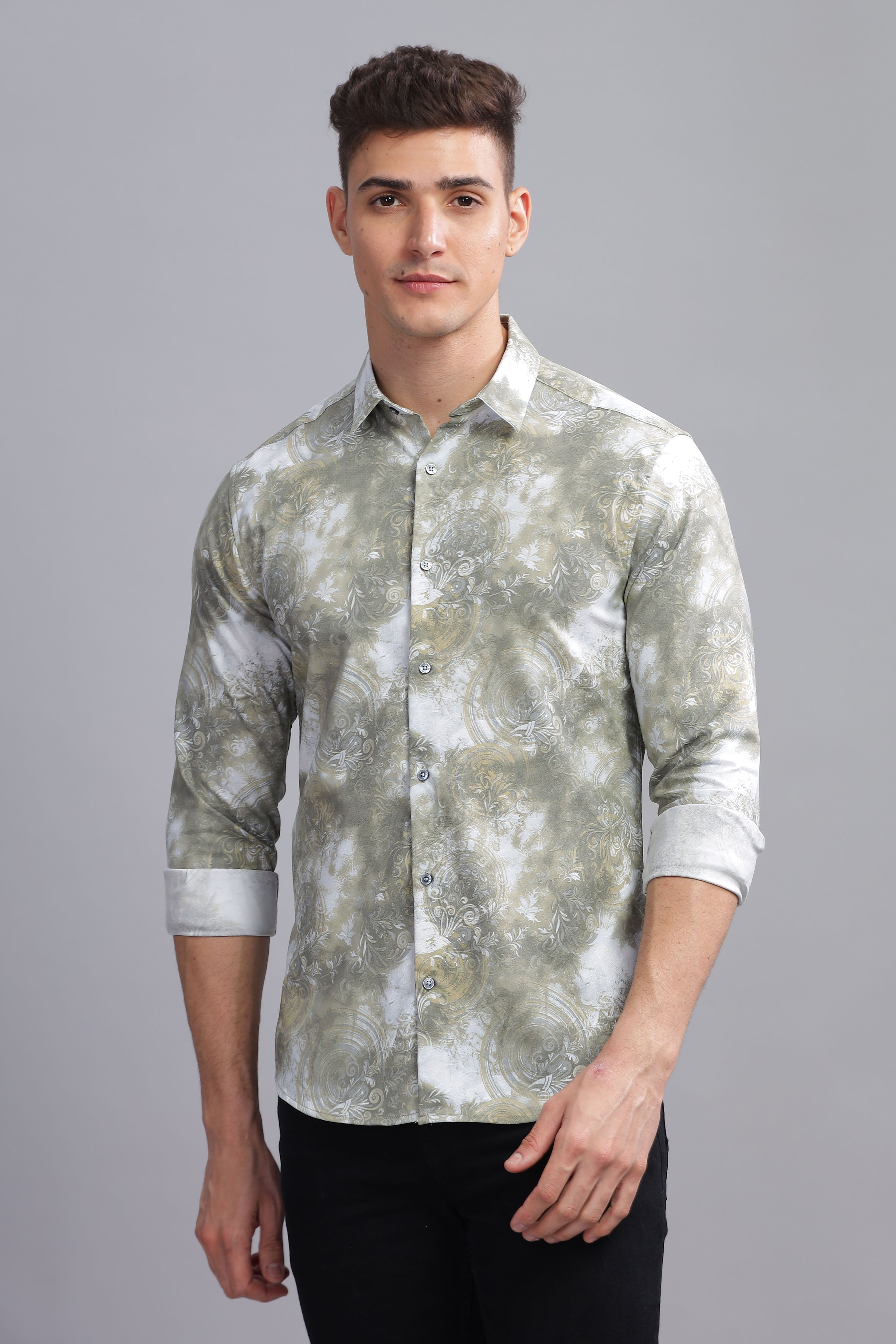 Astral Slim Fit Printed Shirt