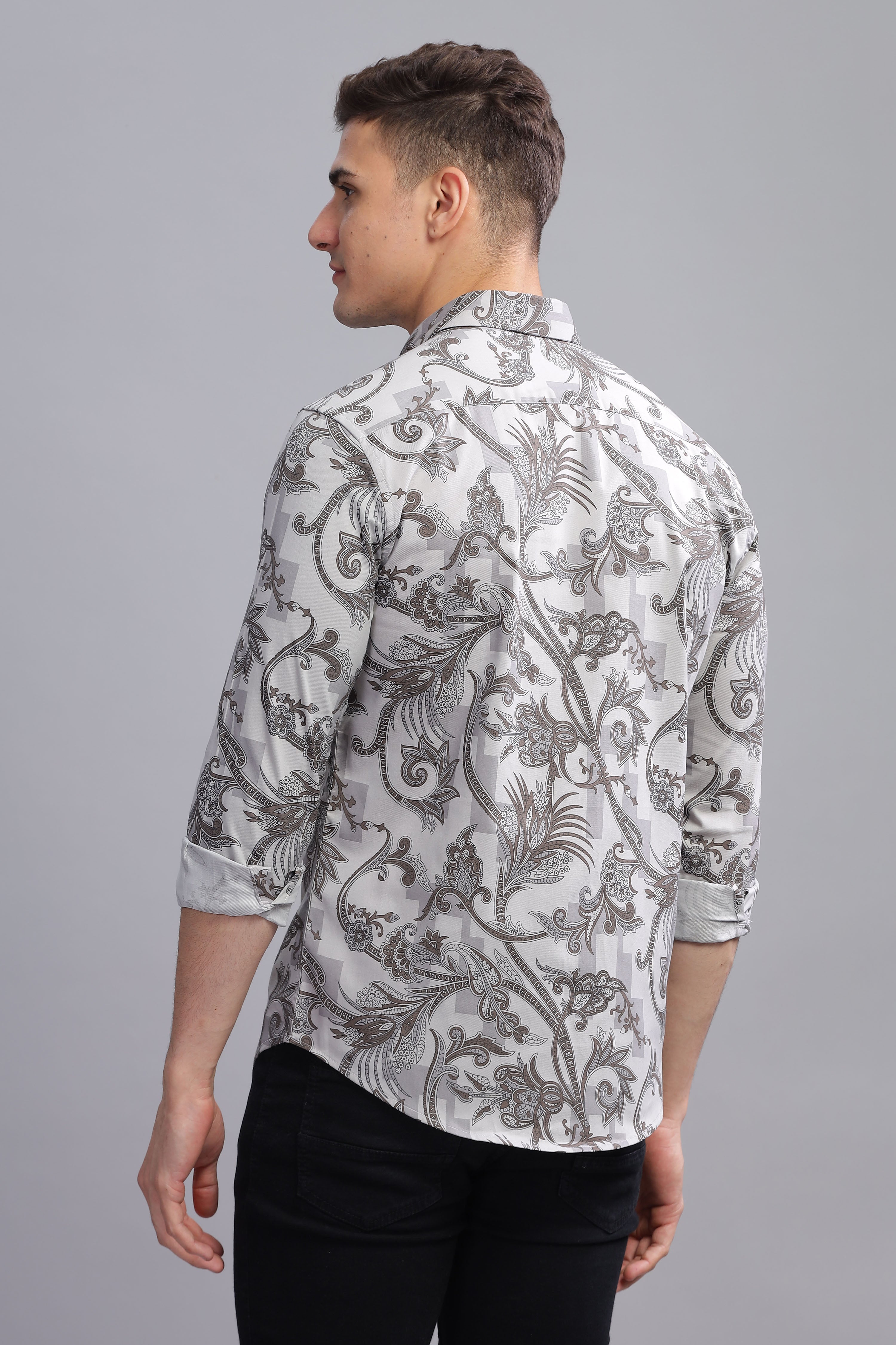 Eden Abstract Print Full Sleeves Shirt