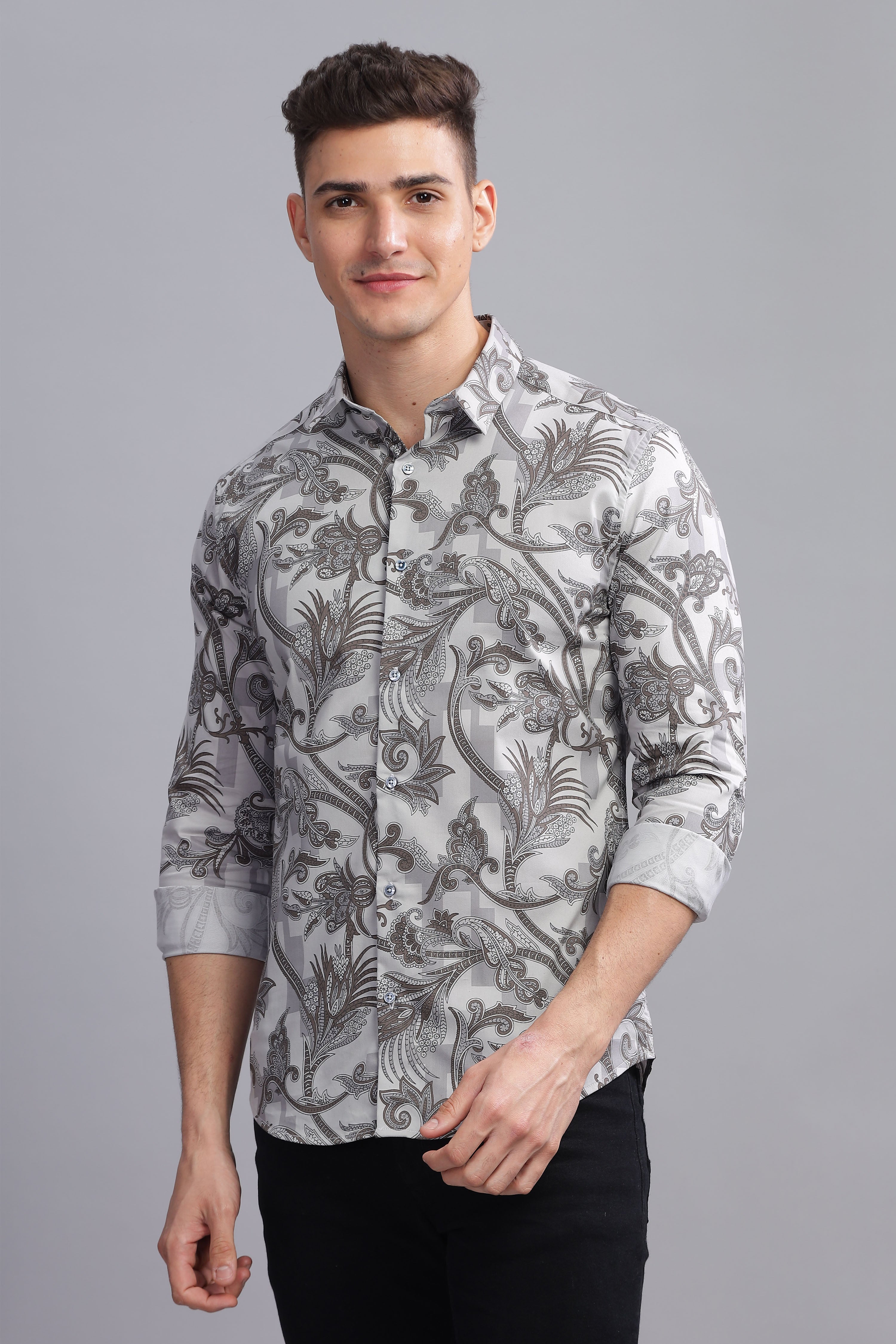 Eden Abstract Print Full Sleeves Shirt