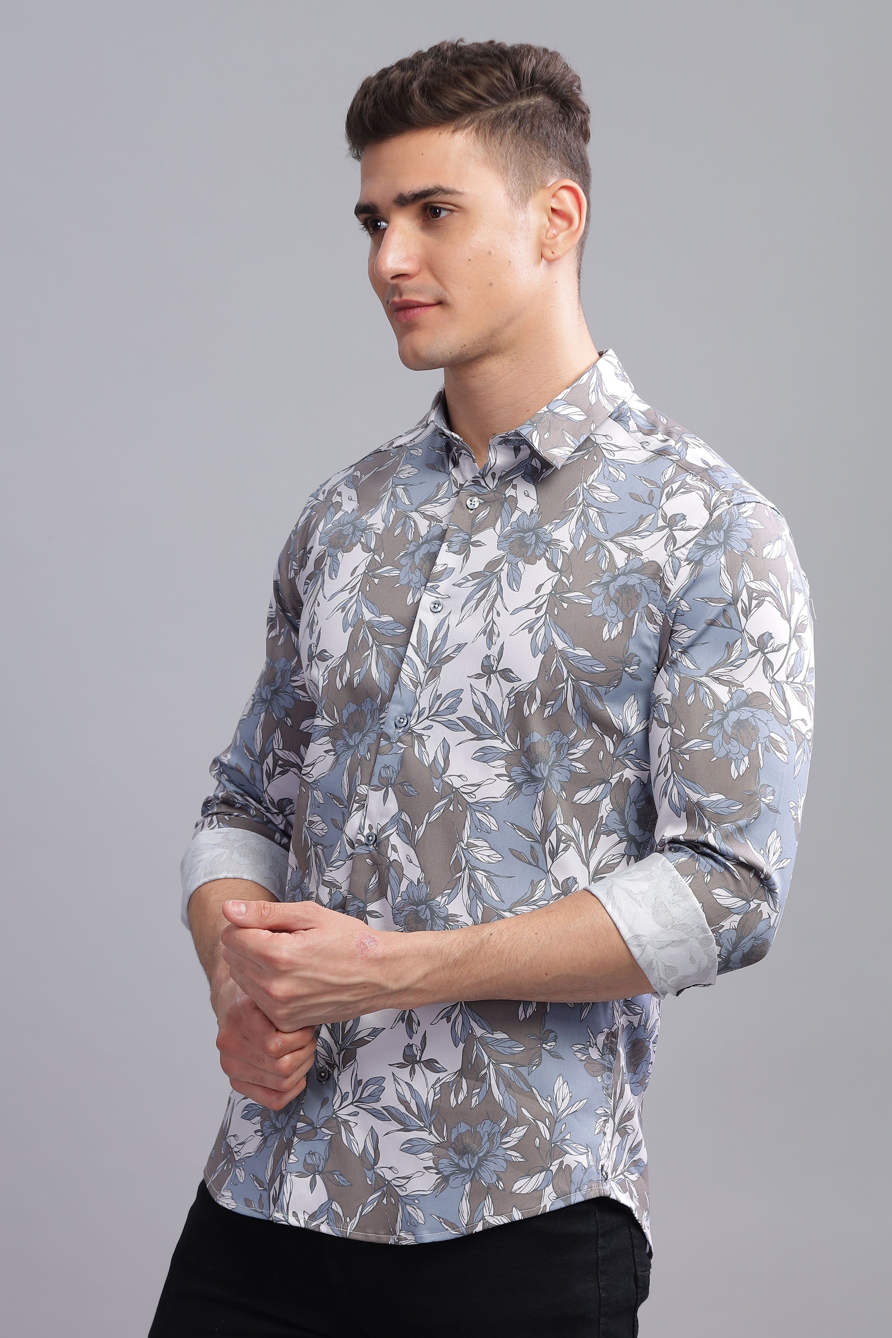 Blossom Abstract Printed Shirt