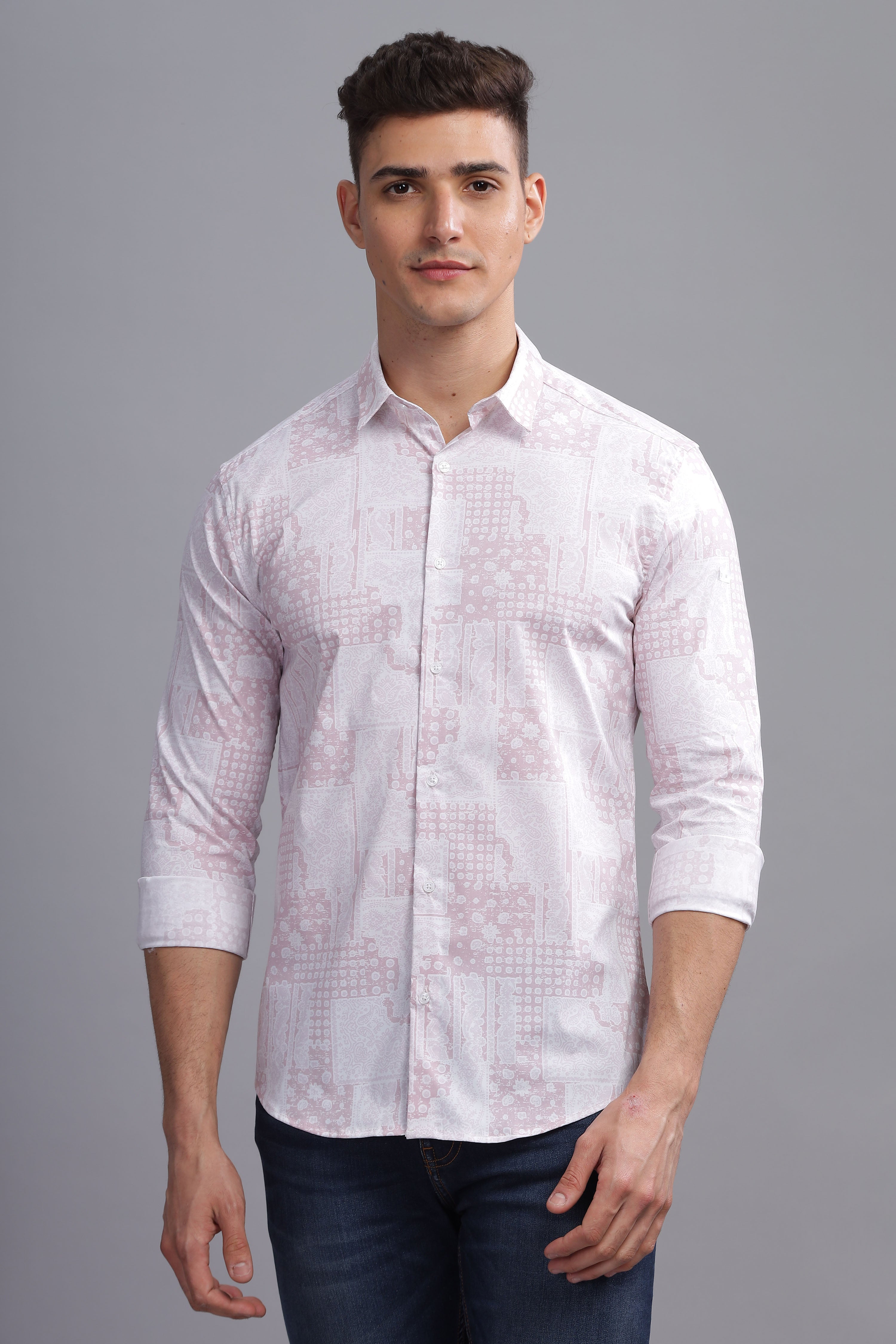 Zenith Abstract Print Full Sleeves Shirt