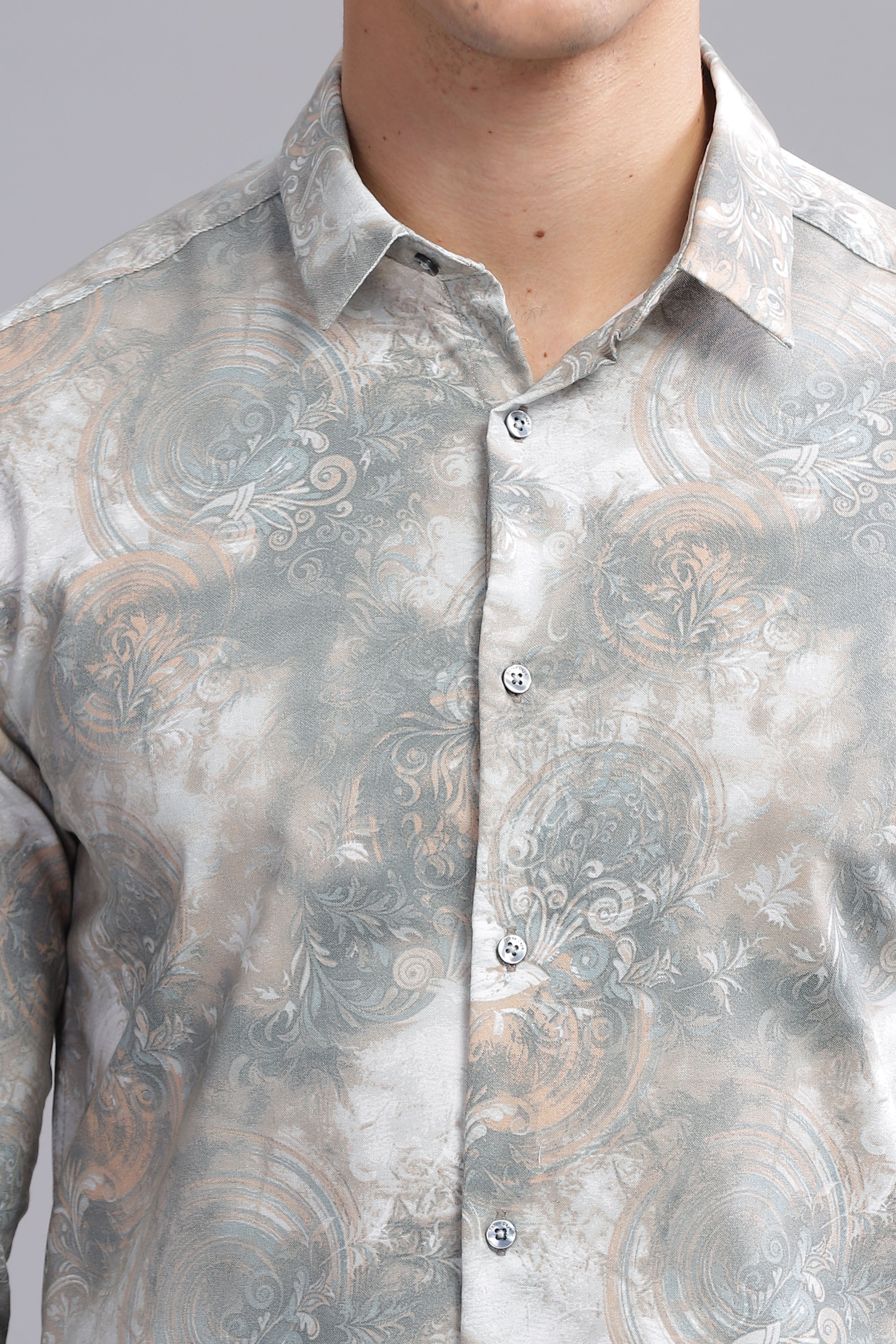 Etheral Slim Fit Printed Shirt