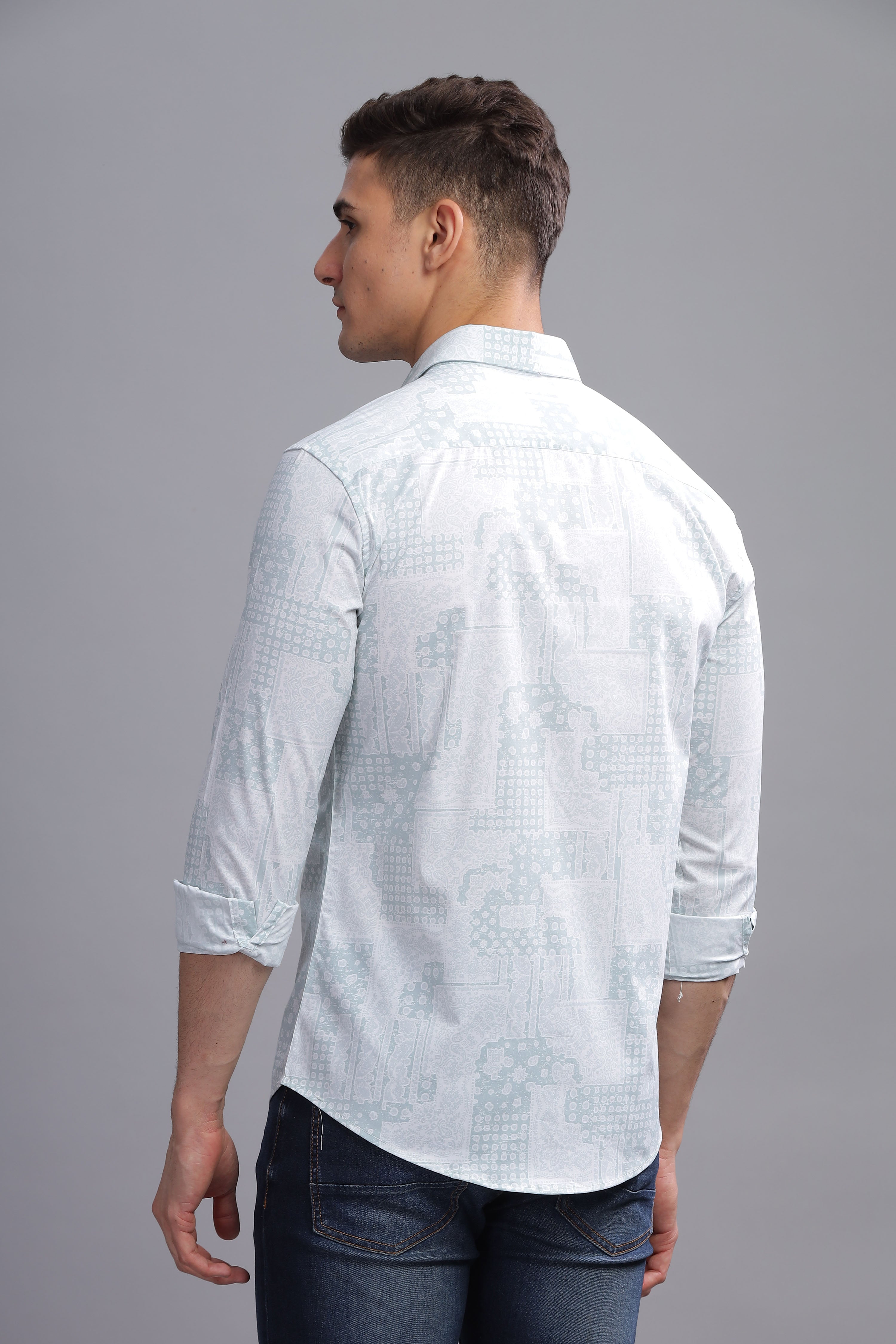 Mirage Abstract Print Full Sleeves Shirt