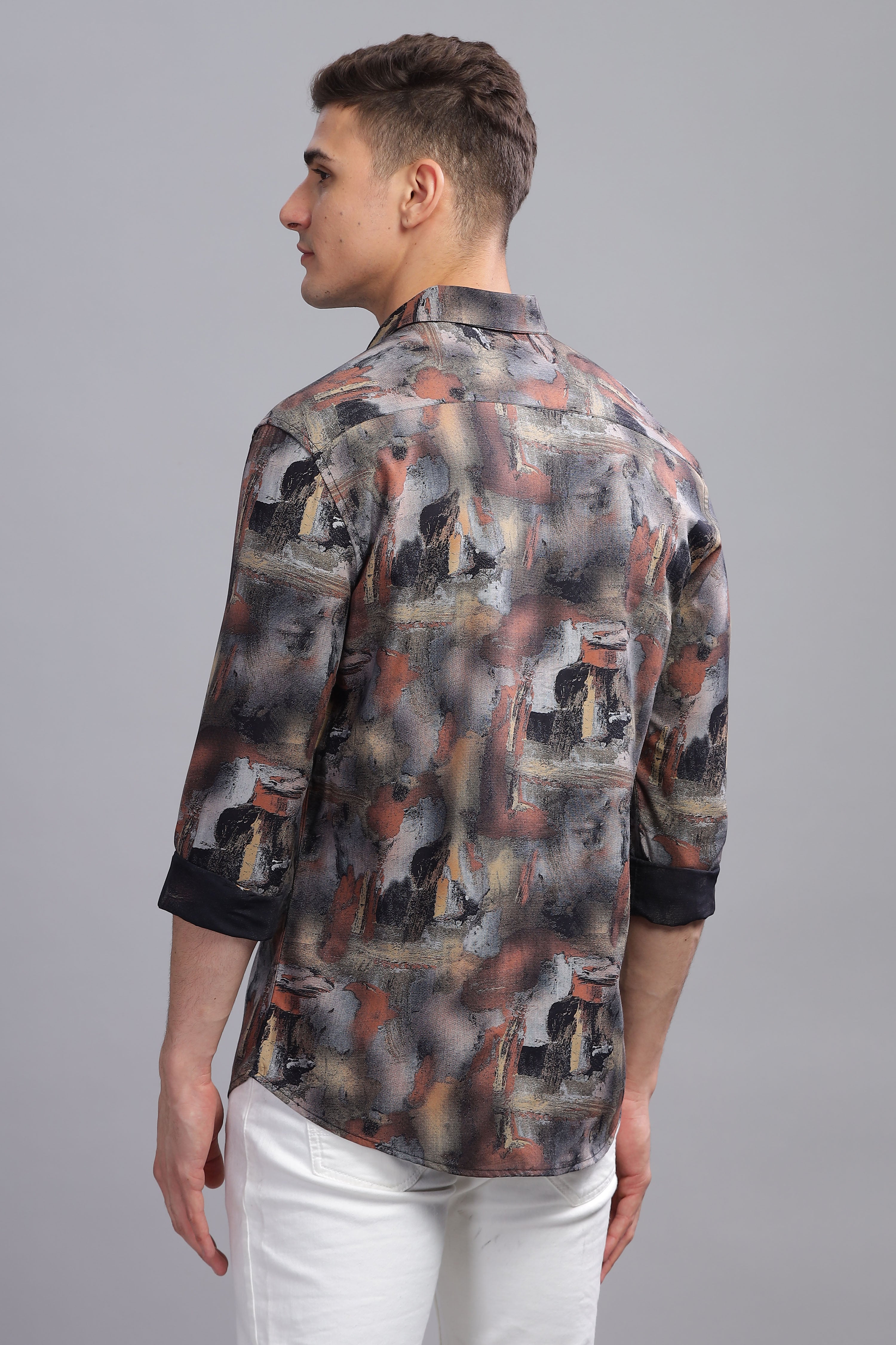 Kaliedo Abstract Printed Shirt