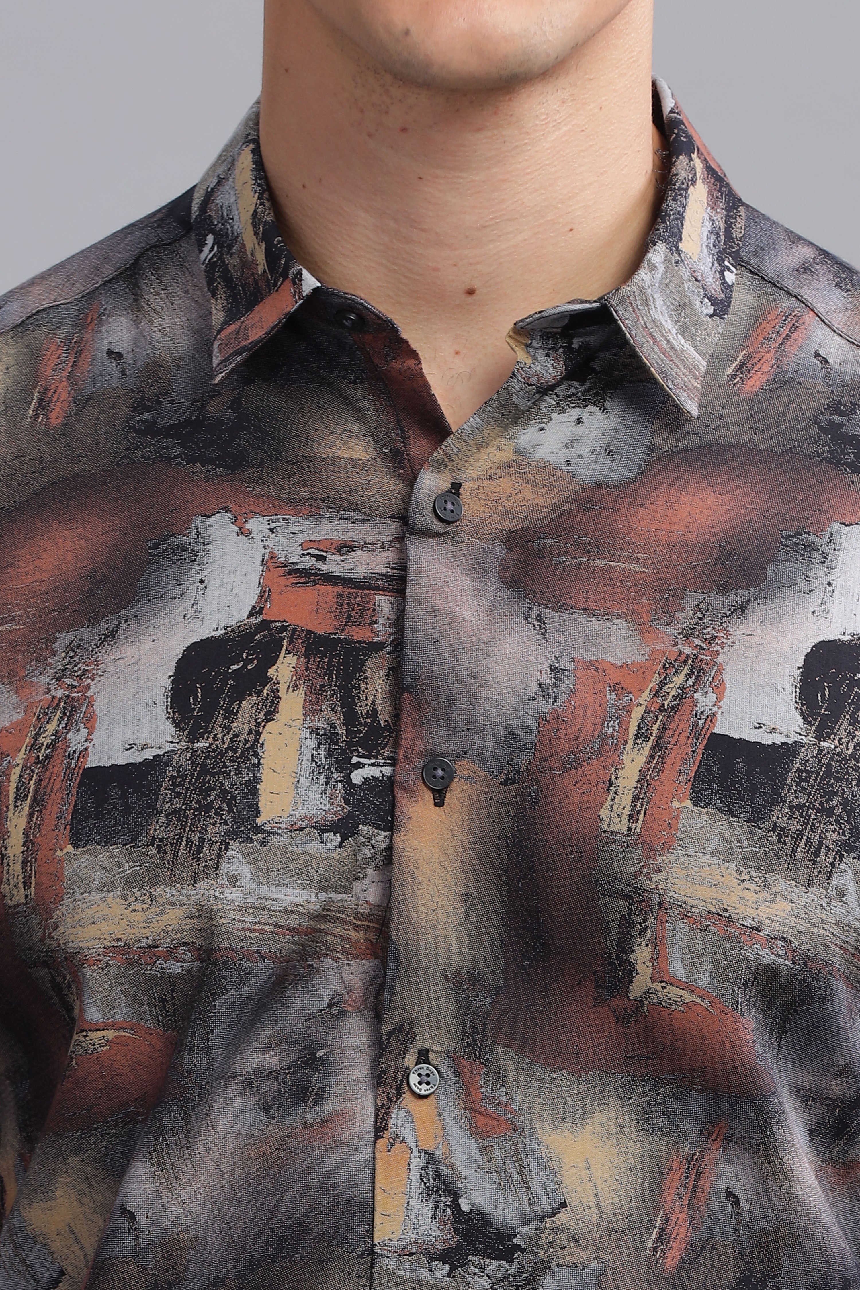 Kaliedo Abstract Printed Shirt