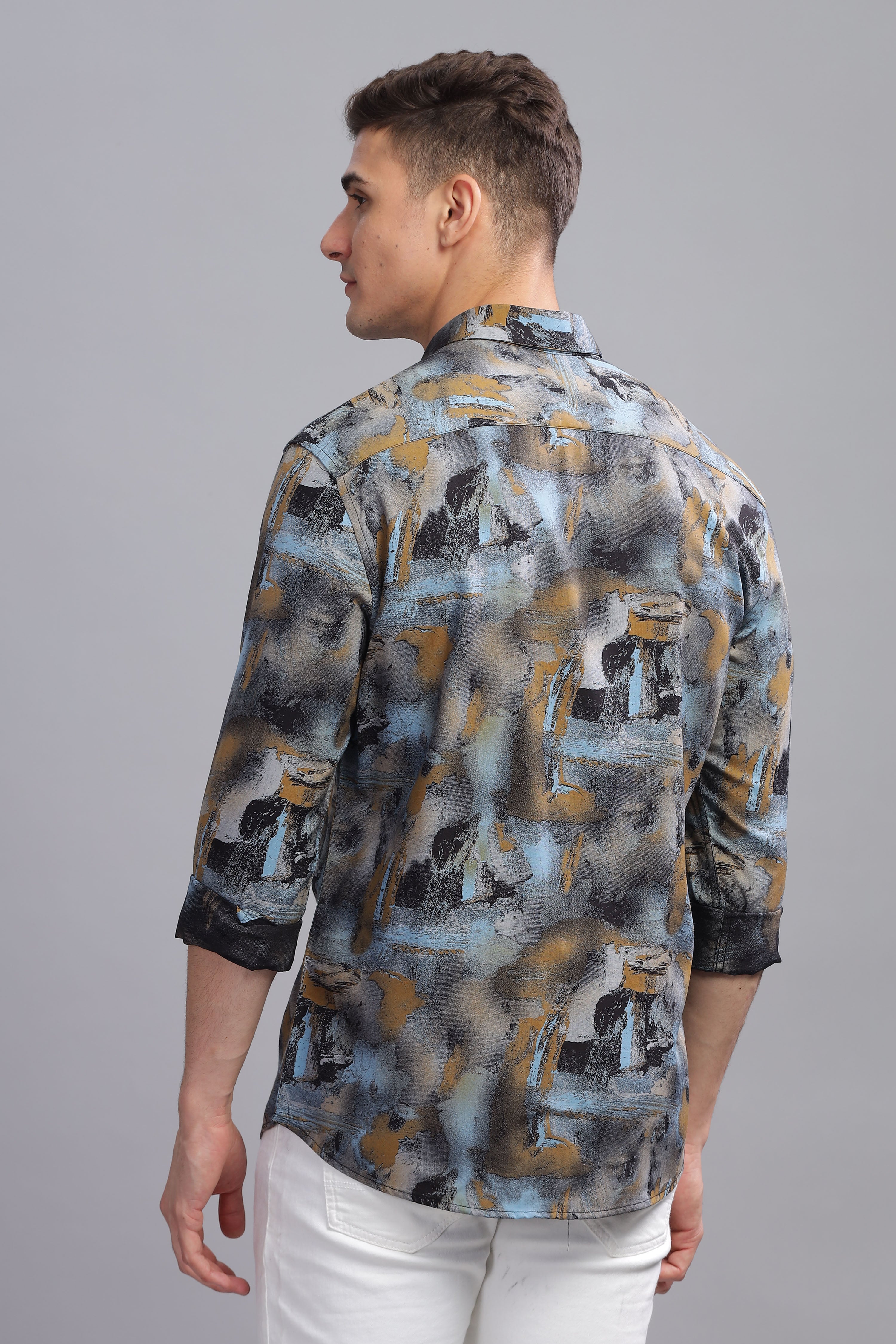 Galactic Abstract Printed Shirt