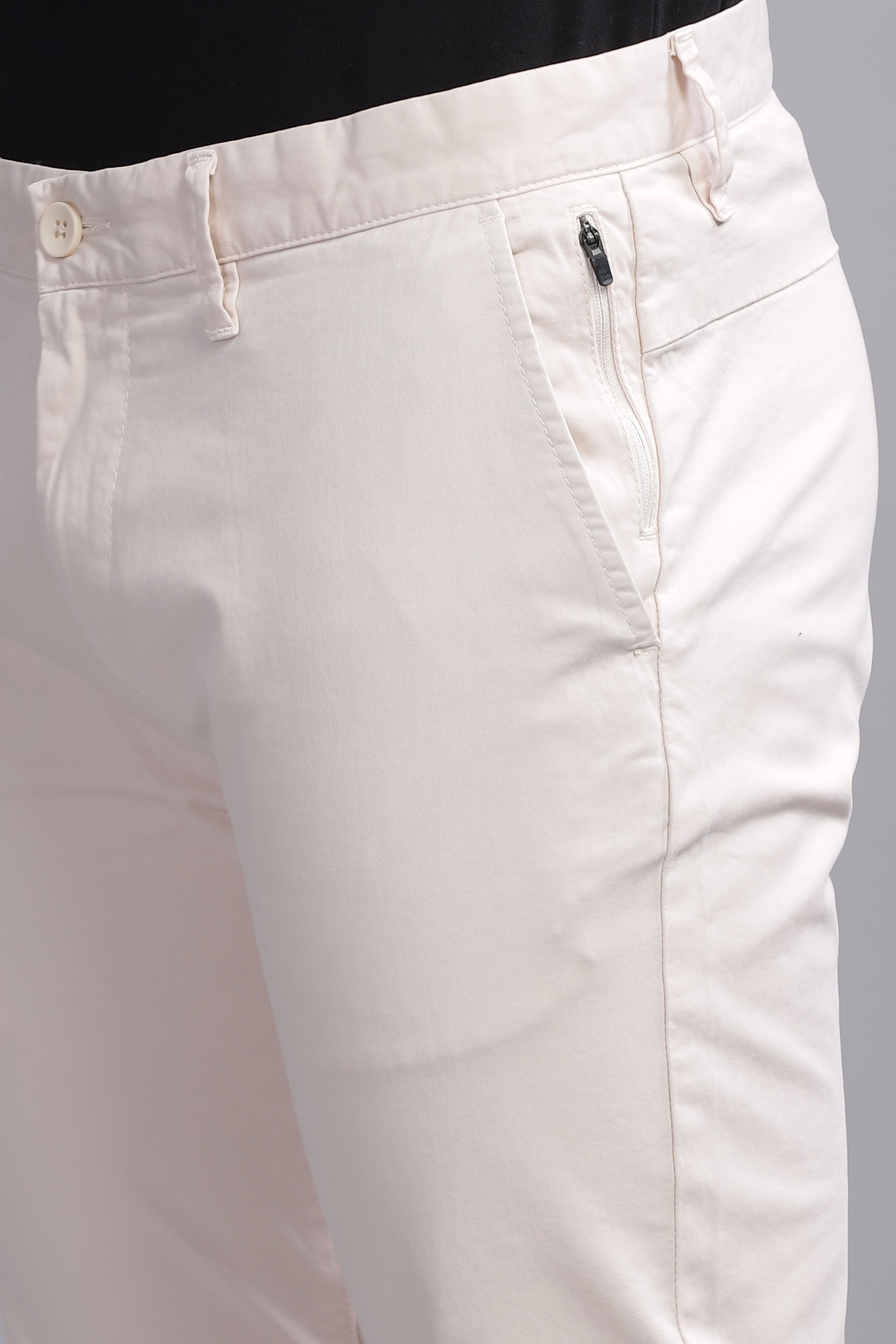 CityStride Beige Cotton Chinos