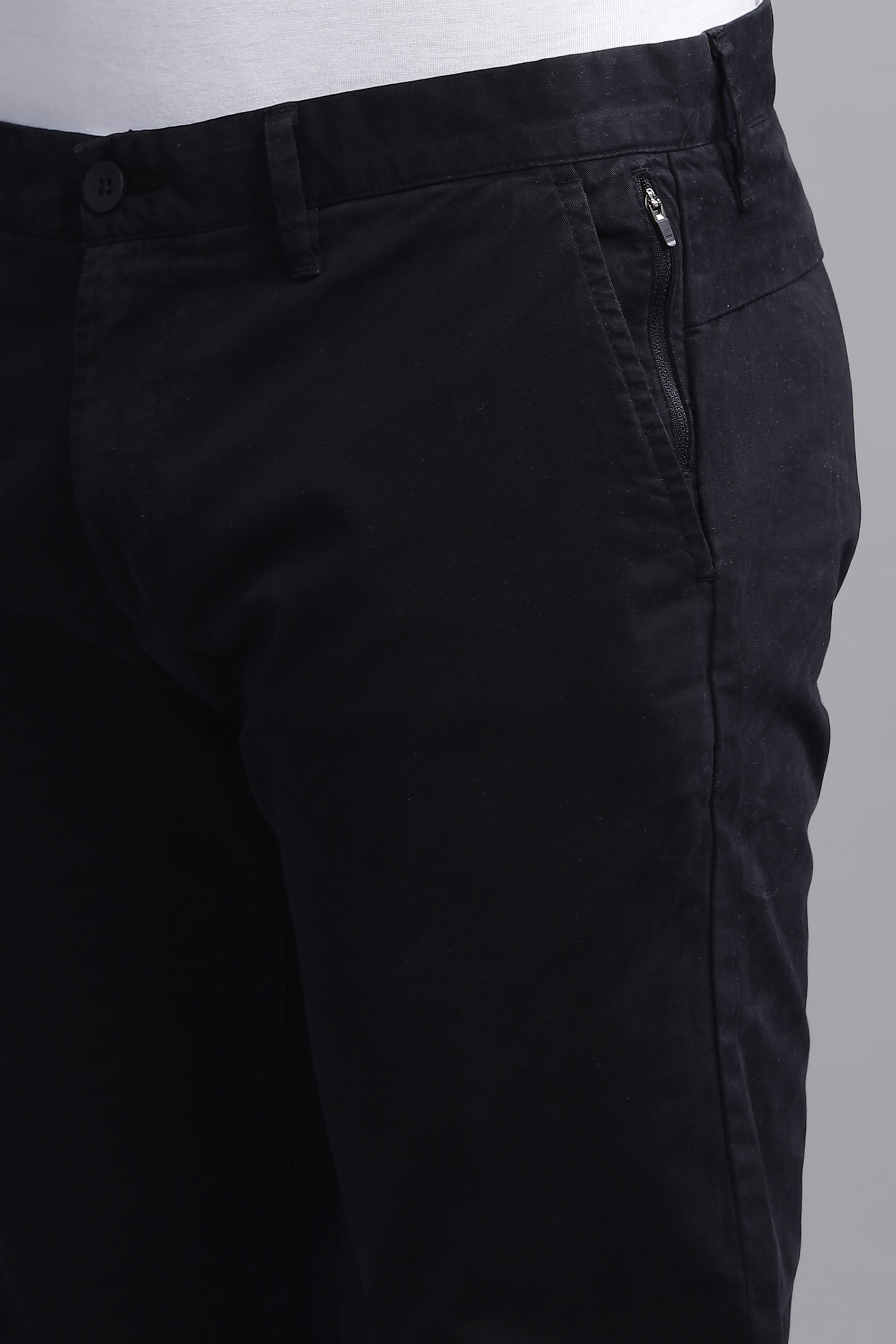 CityStride Dark Grey Cotton Chinos