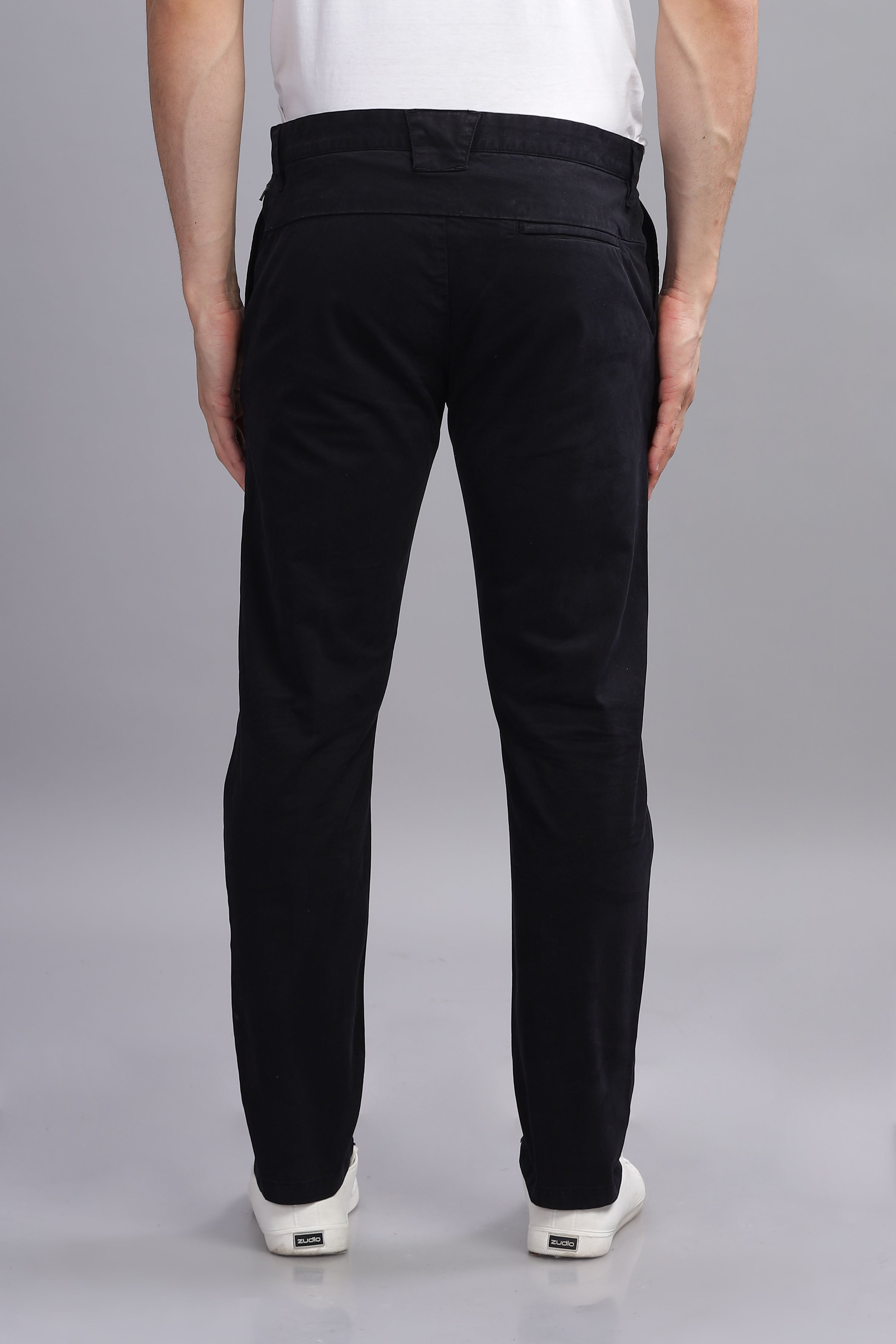 CityStride Dark Grey Cotton Chinos