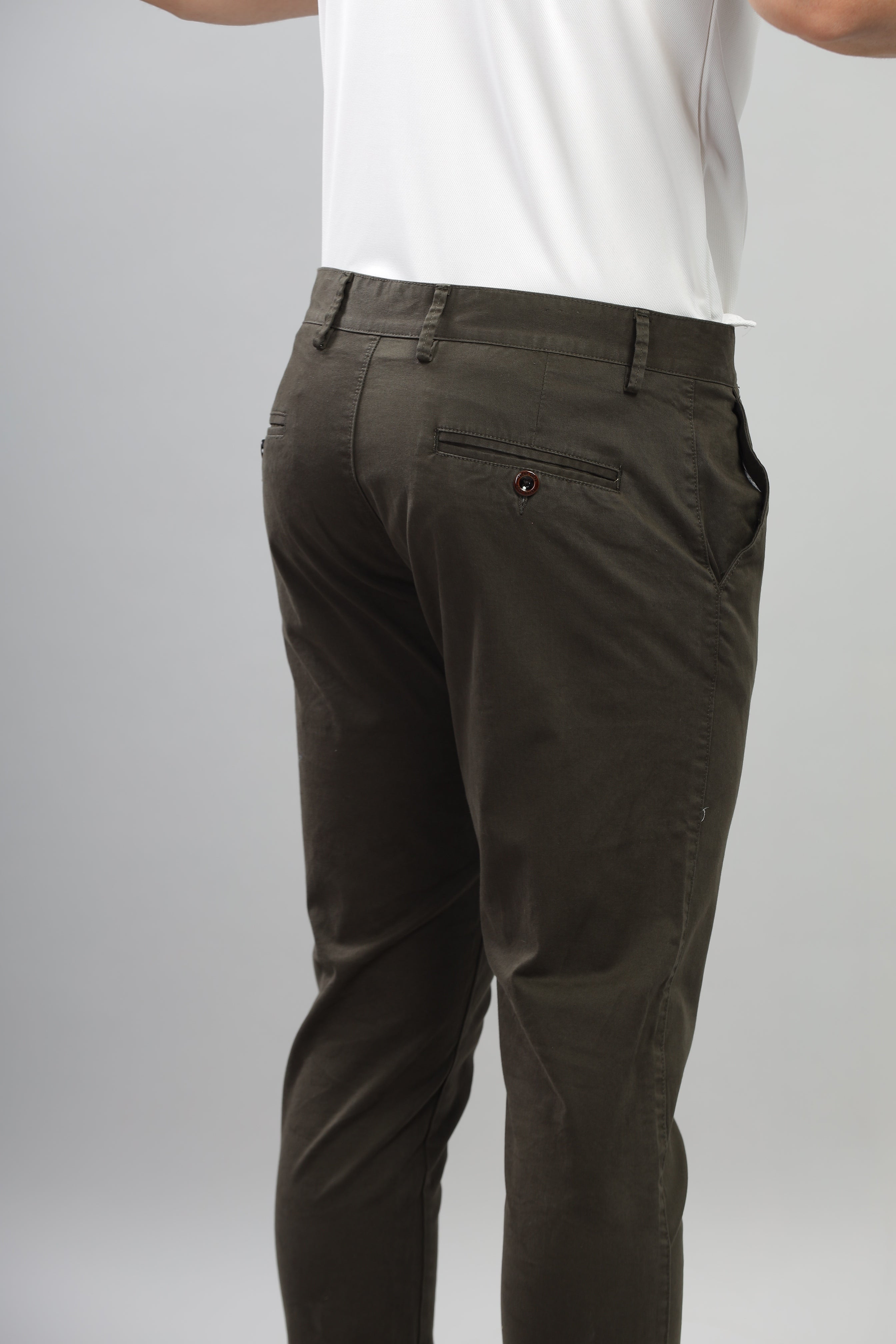 Brown Metro Mod Chino Pants