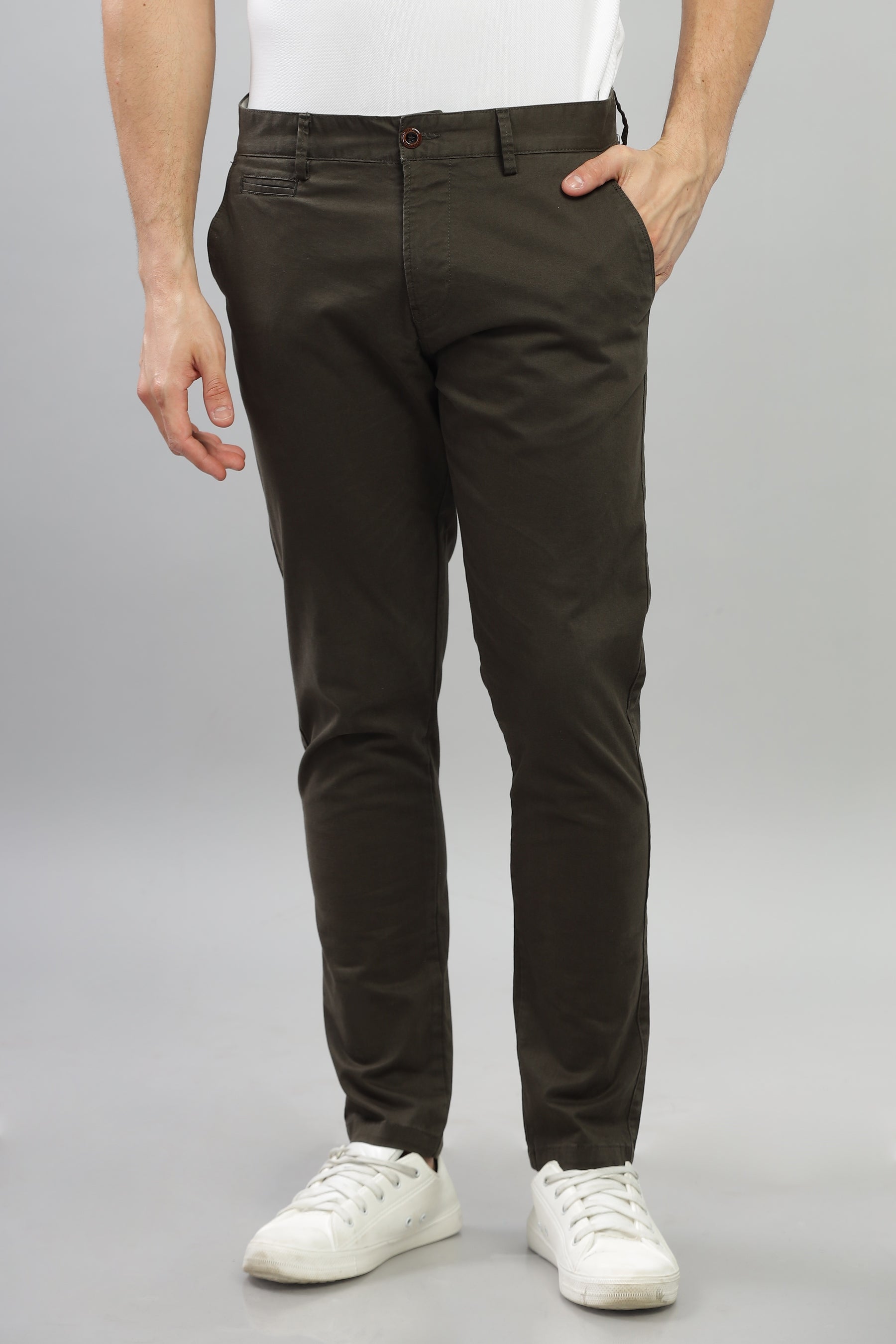 Brown Metro Mod Chino Pants