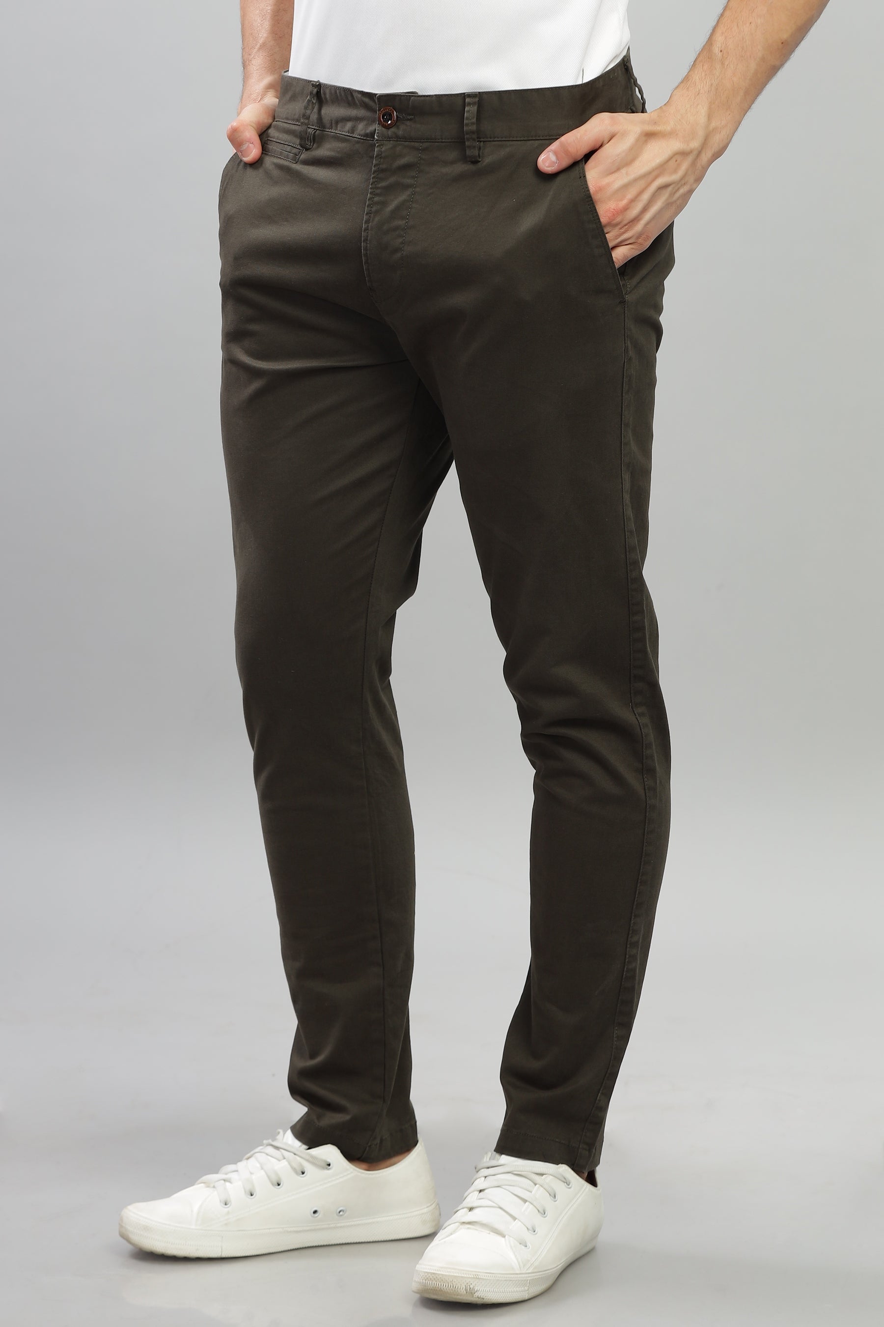 Brown Metro Mod Chino Pants