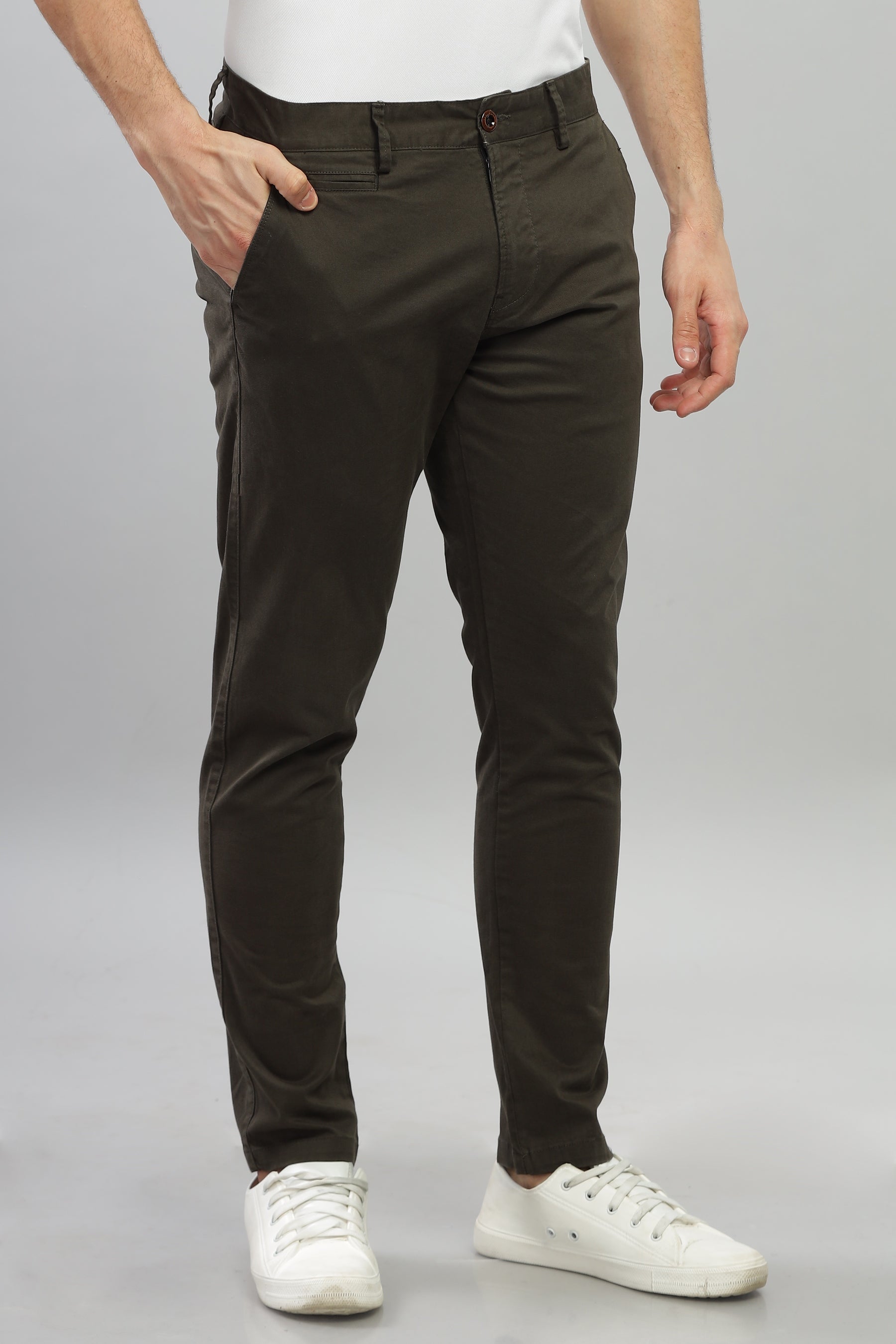 Brown Metro Mod Chino Pants