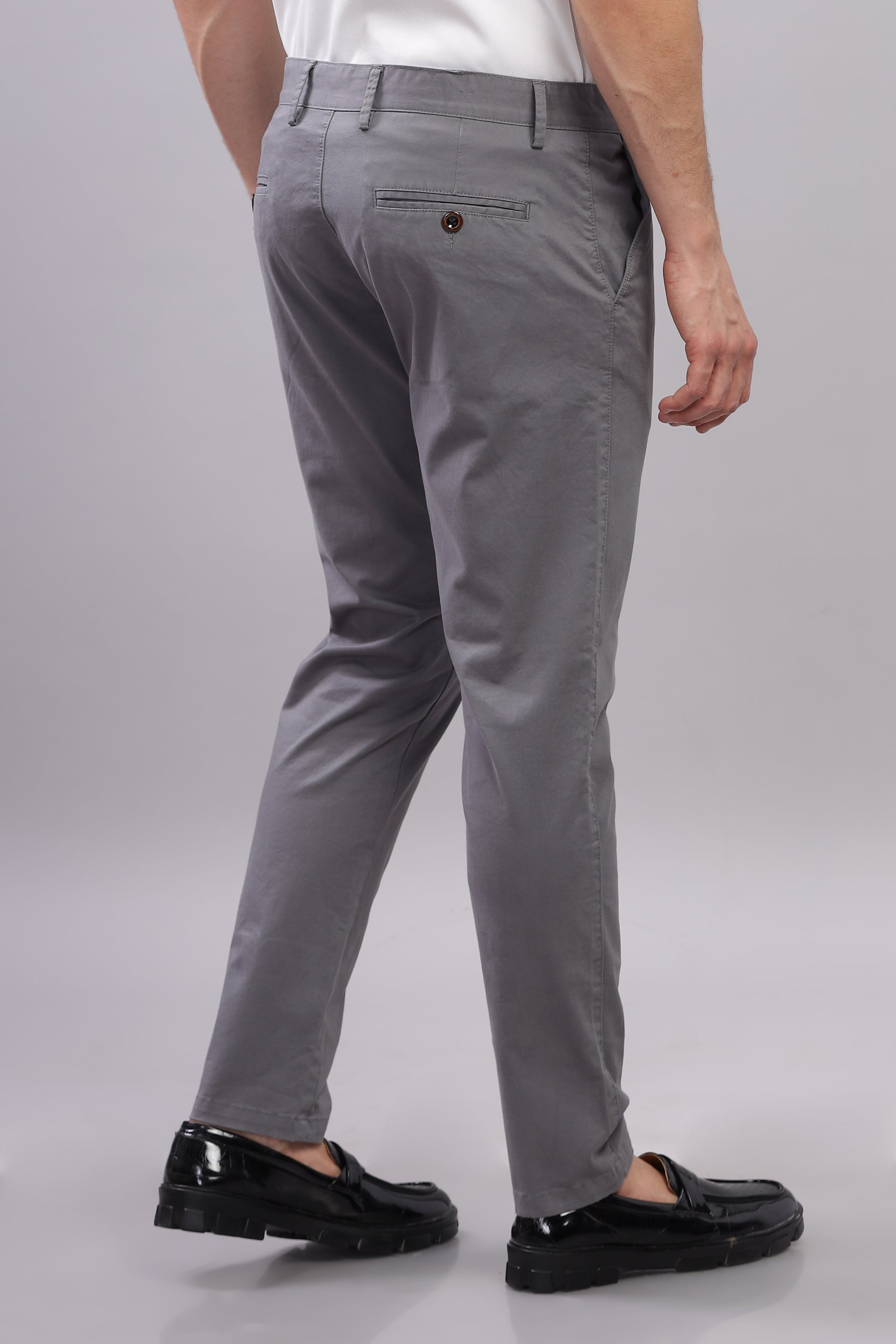 Grey Metro Mod Chino Pants