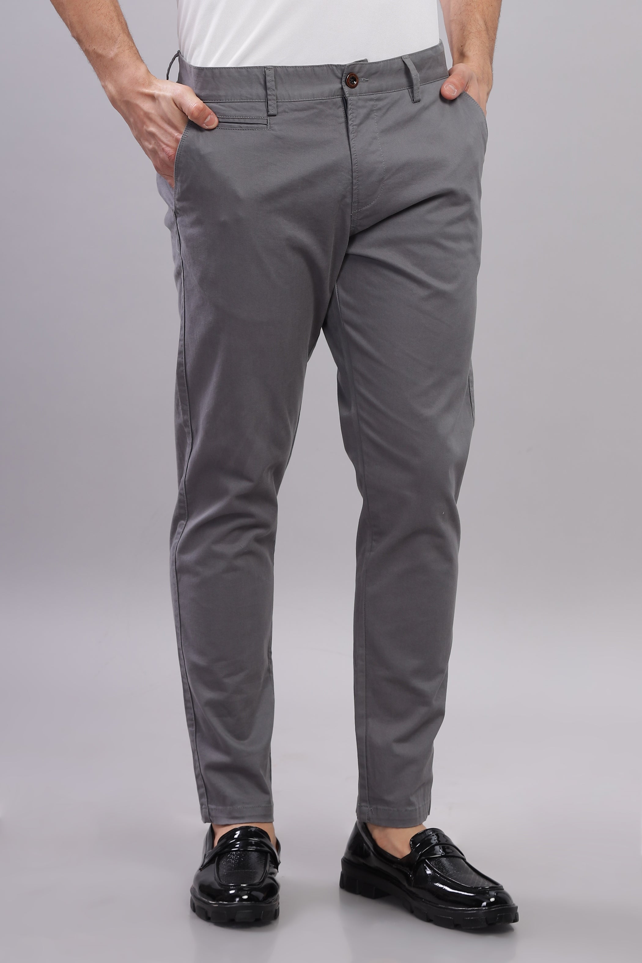 Grey Metro Mod Chino Pants