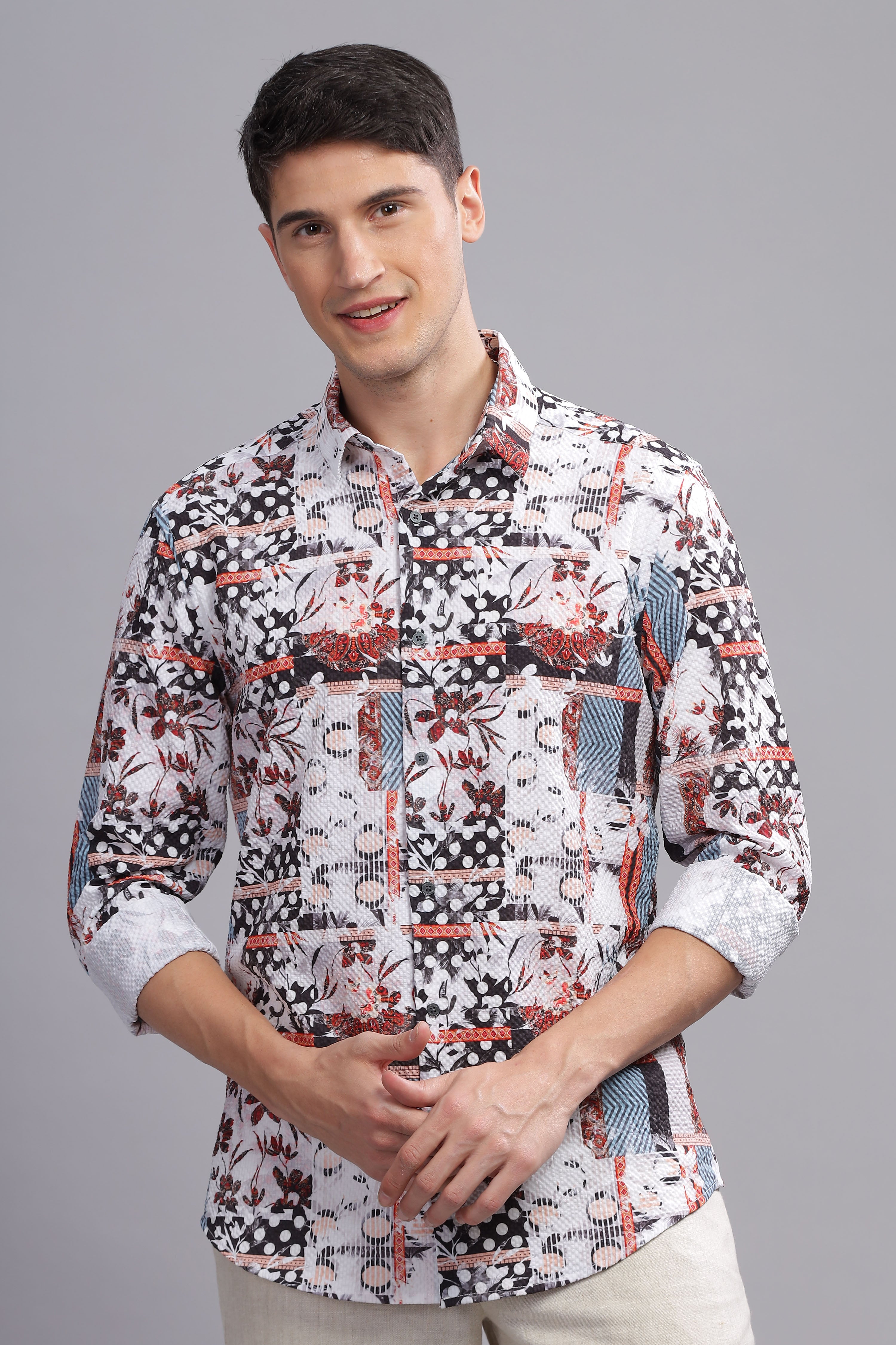 Zeno Textued weave shirt