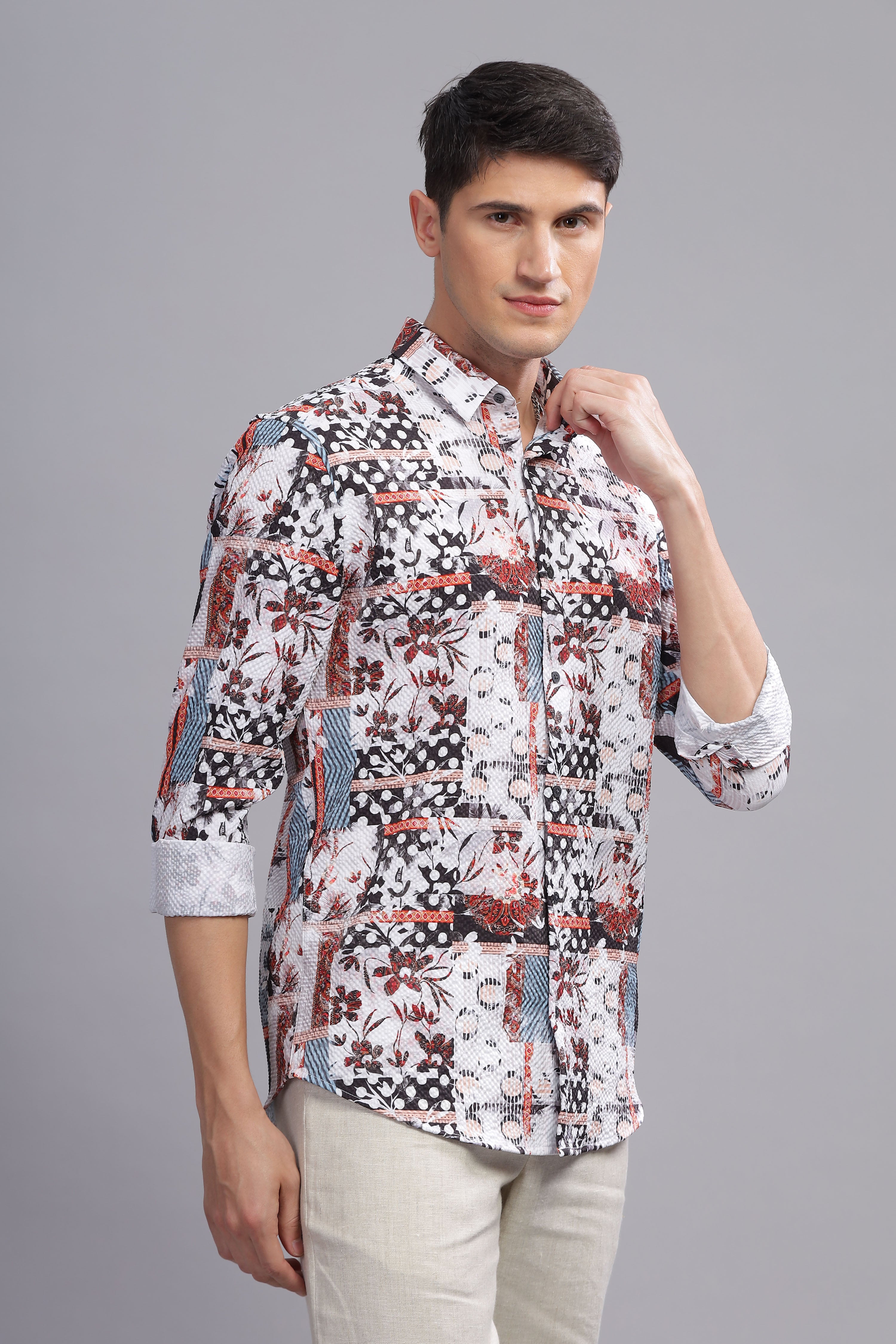 Zeno Textued weave shirt