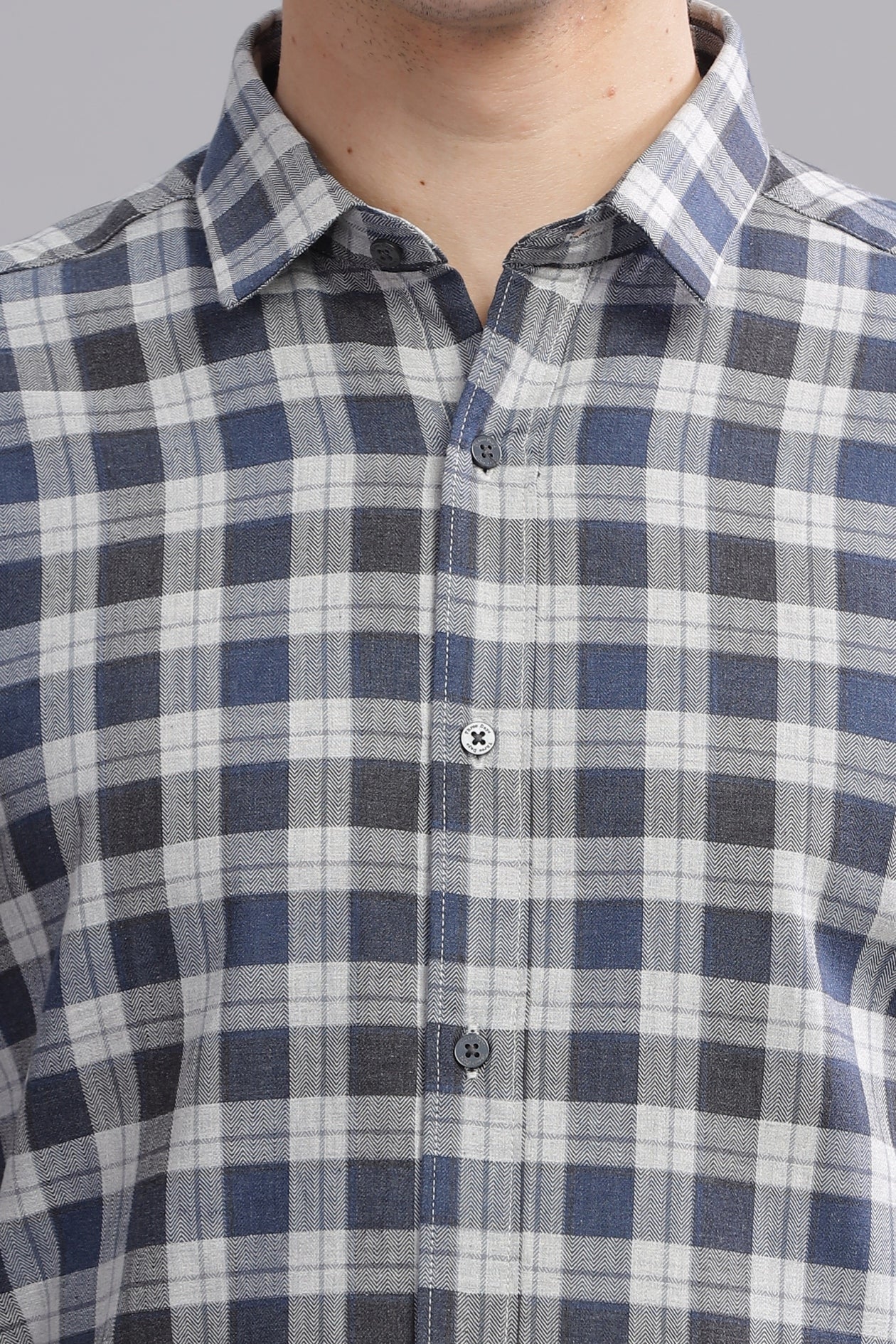 Metro Check Structured Check Shirt