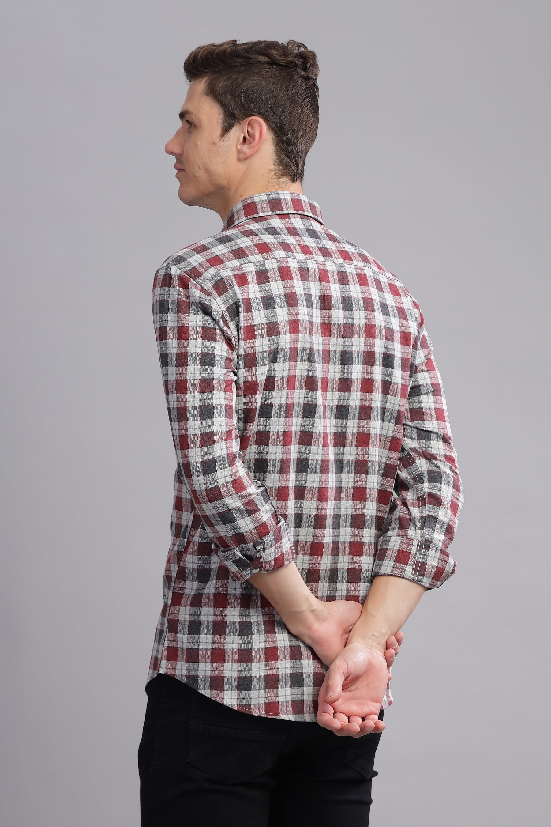 Urban Paid Structured Check Shirt