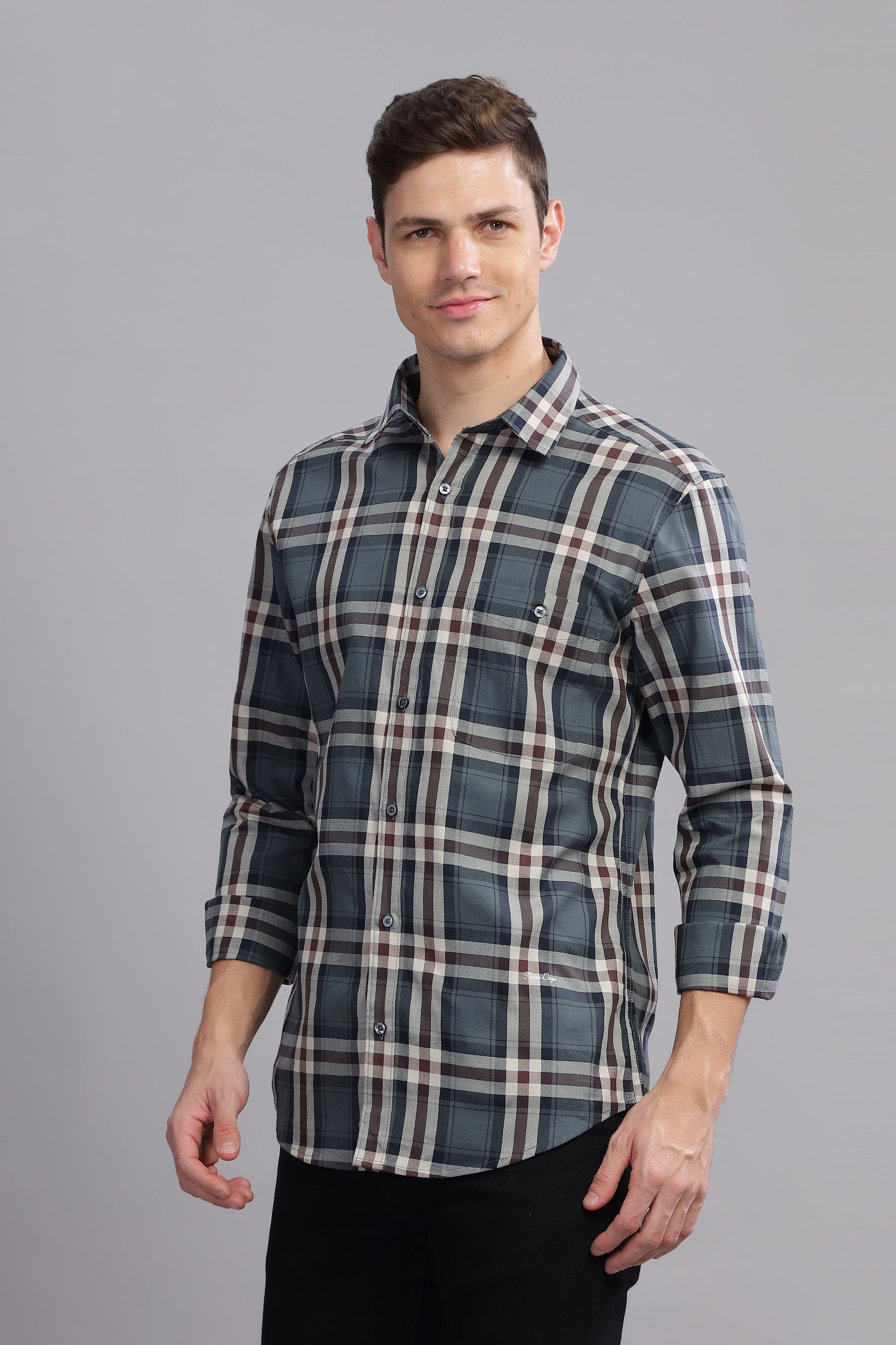 Modish Checkered Long Sleeve Shirt