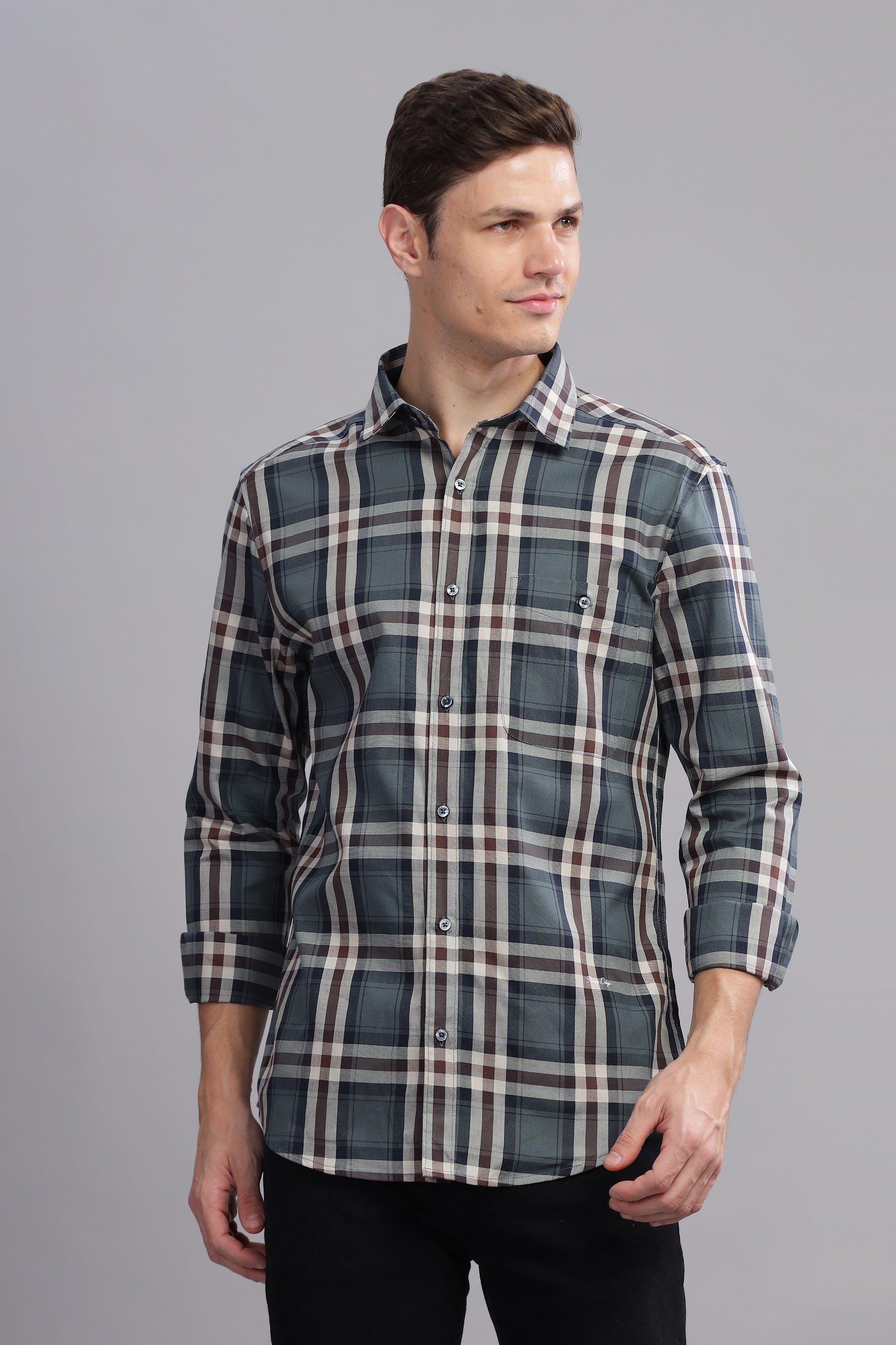 Modish Checkered Long Sleeve Shirt