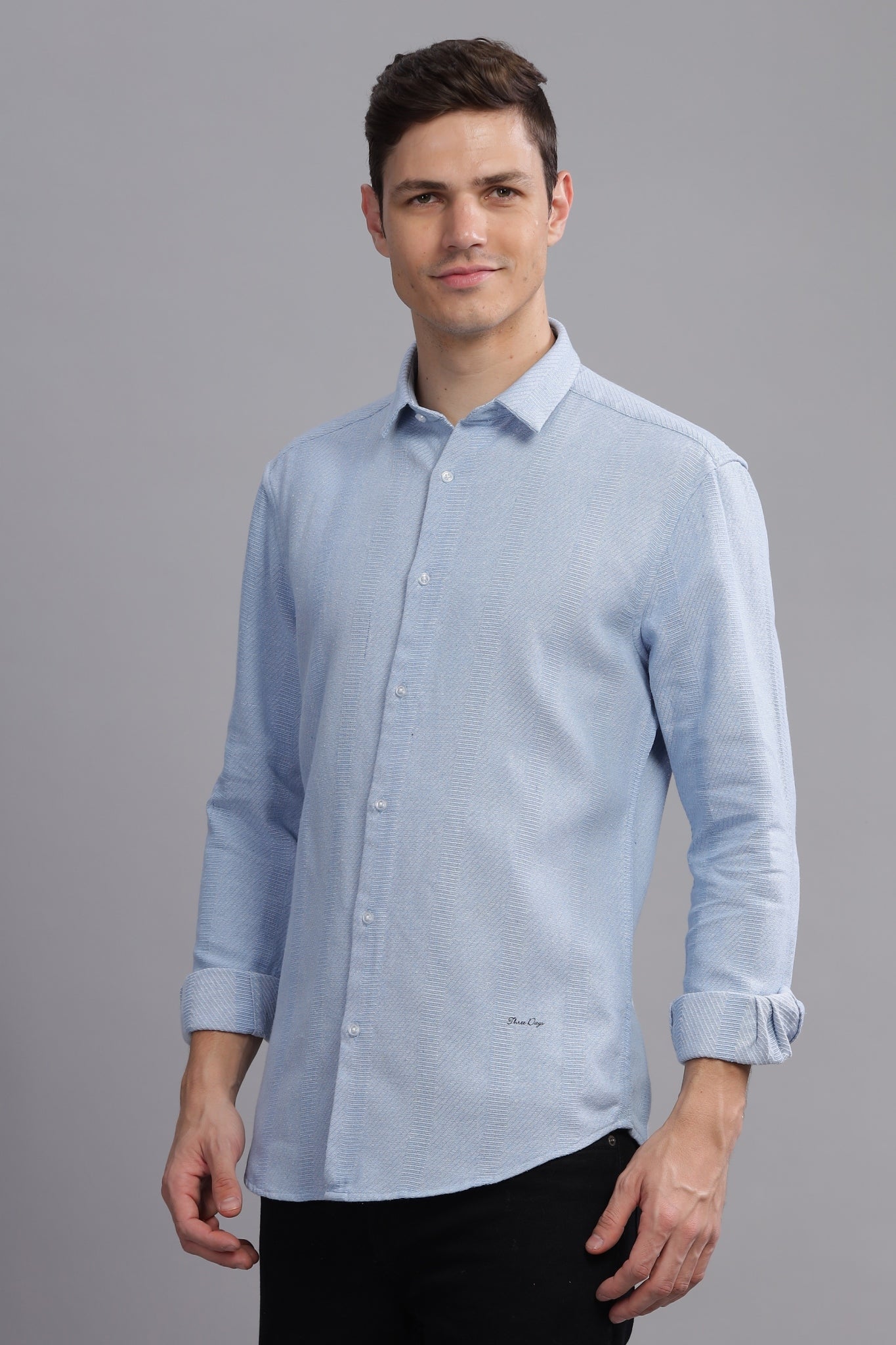 Loom Luxe Textured Blended Shirt