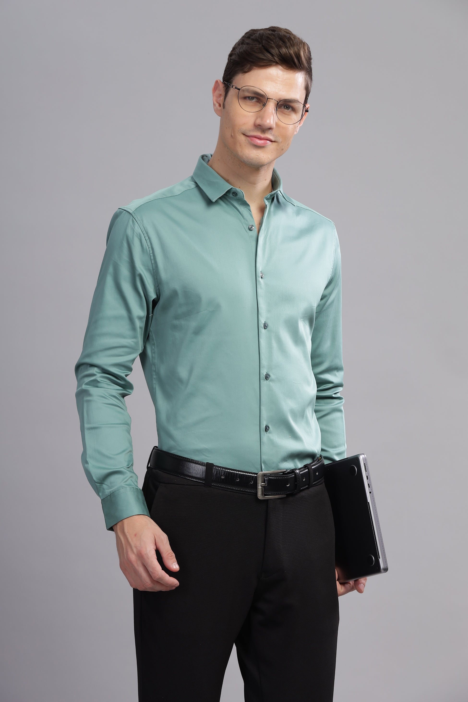 Pure Pinnacle Solid Long Sleeves Shirt