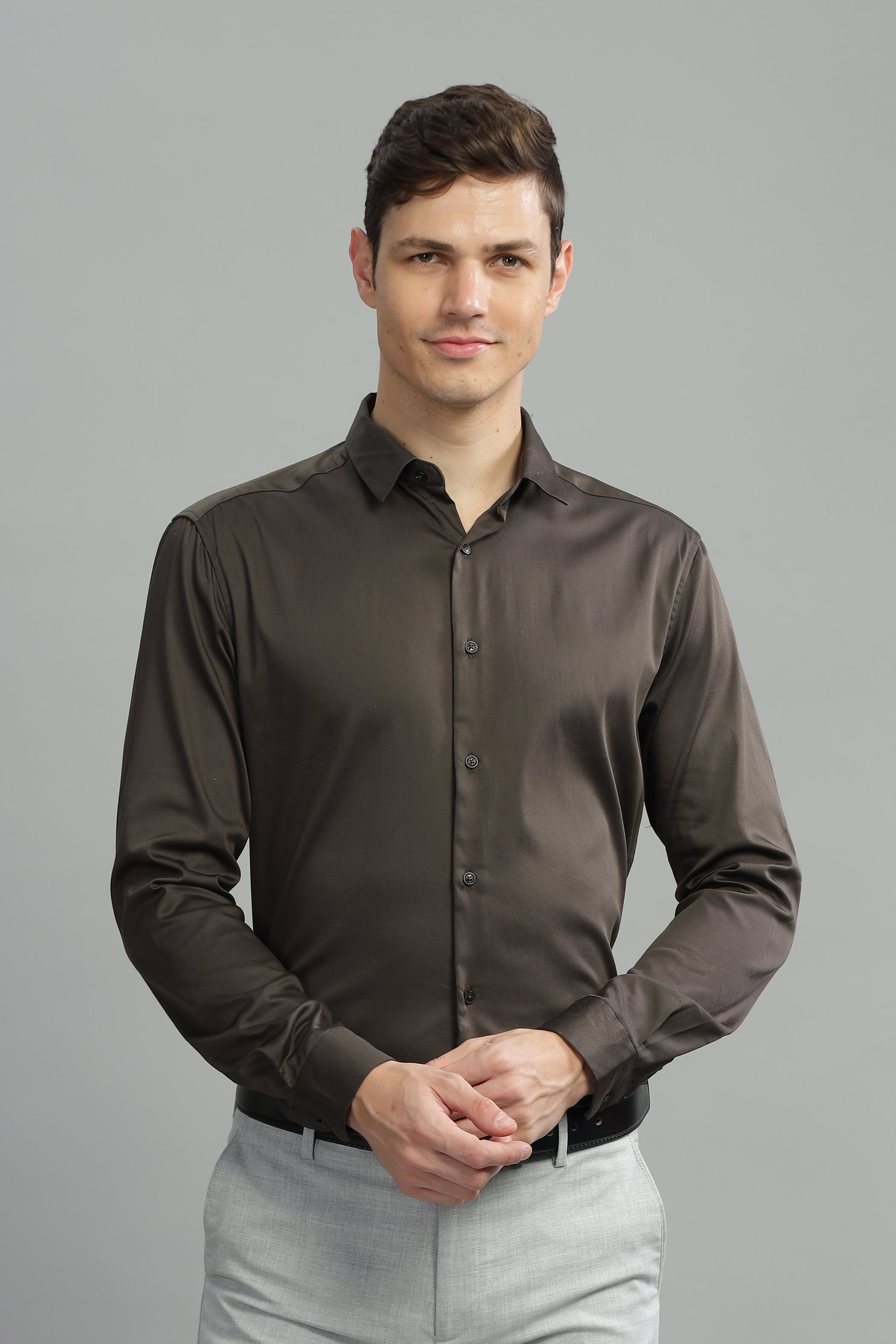 Timeless Twill Solid Long Sleeves Shirt