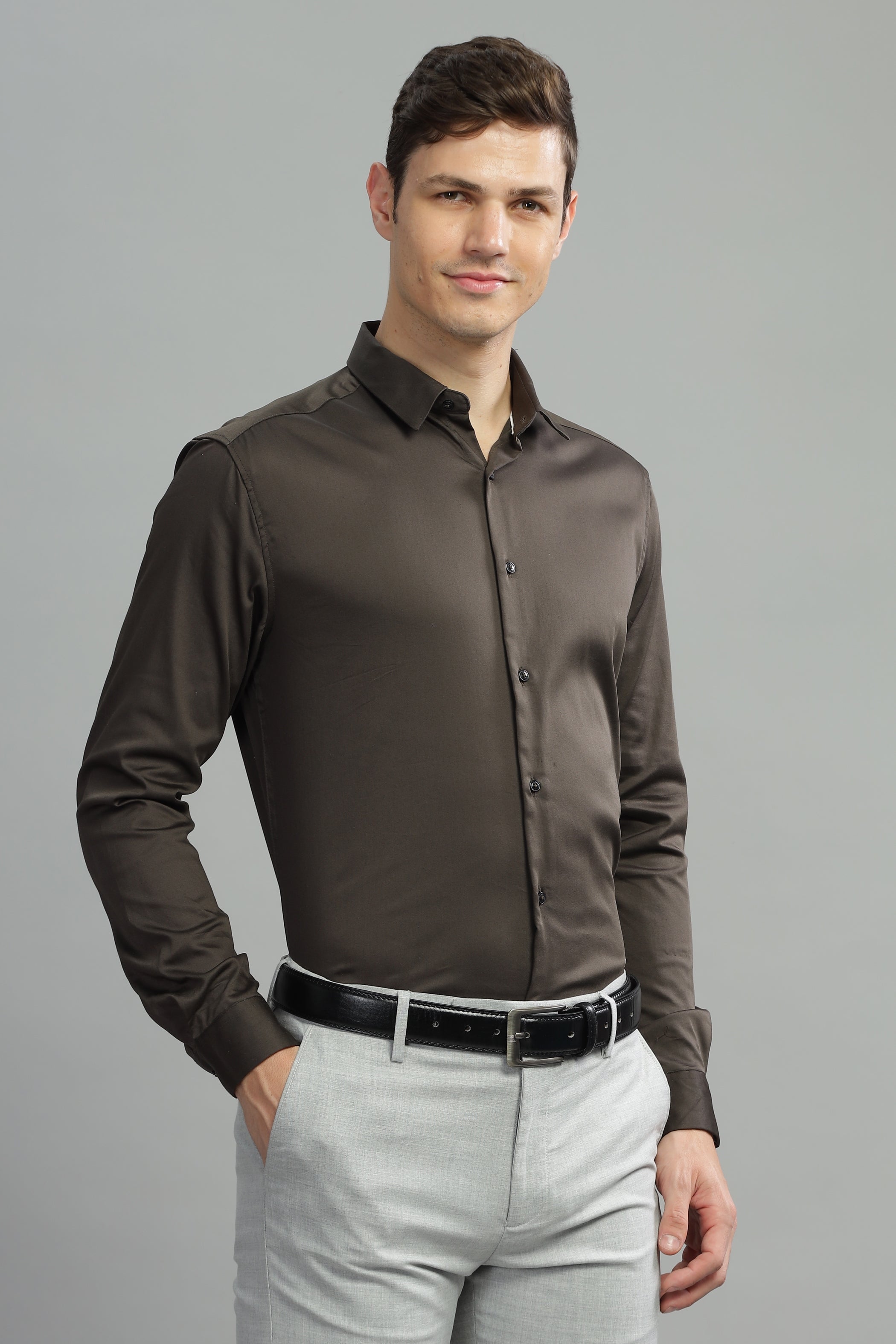 Timeless Twill Solid Long Sleeves Shirt